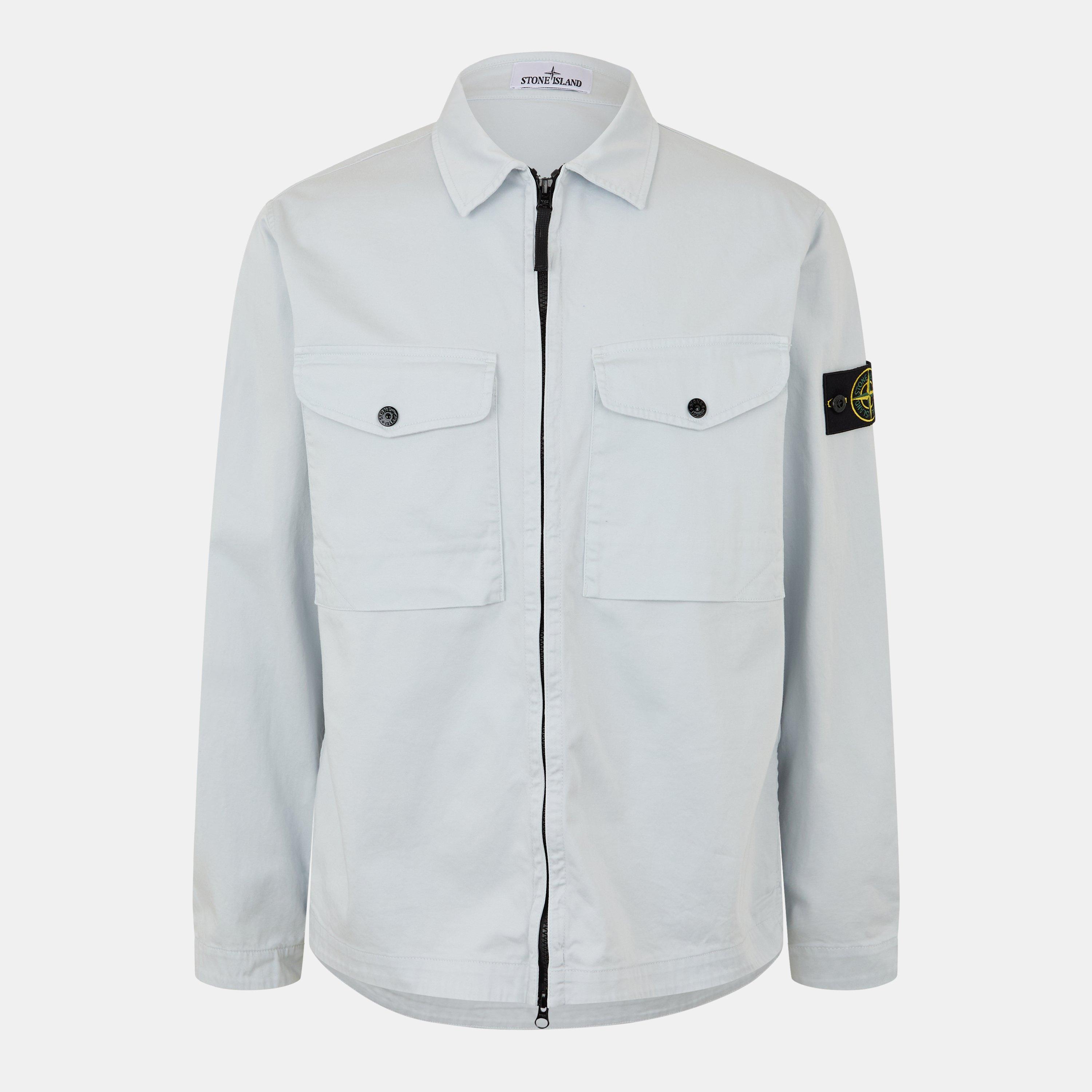 Stone Island | Cotton Zip Overshirt | Overshirts | Cruise