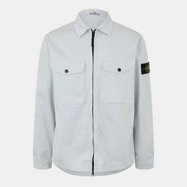 Stone Island Cotton Zip Overshirt