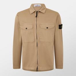 Stone Island Cotton Zip Overshirt