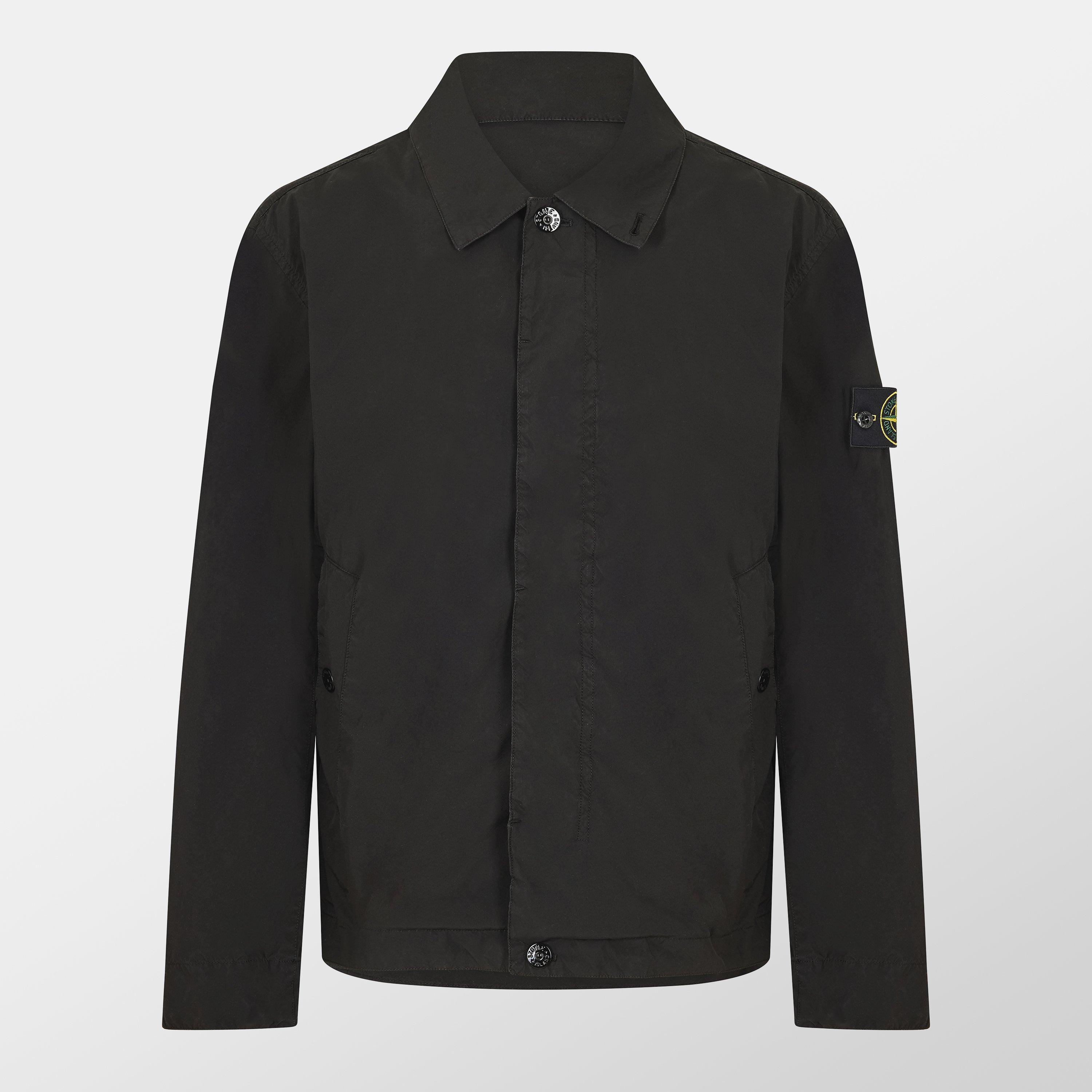 Nero V0029 - Stone Island - Men's Light Compact Long Sleeve Field Jacket - 1