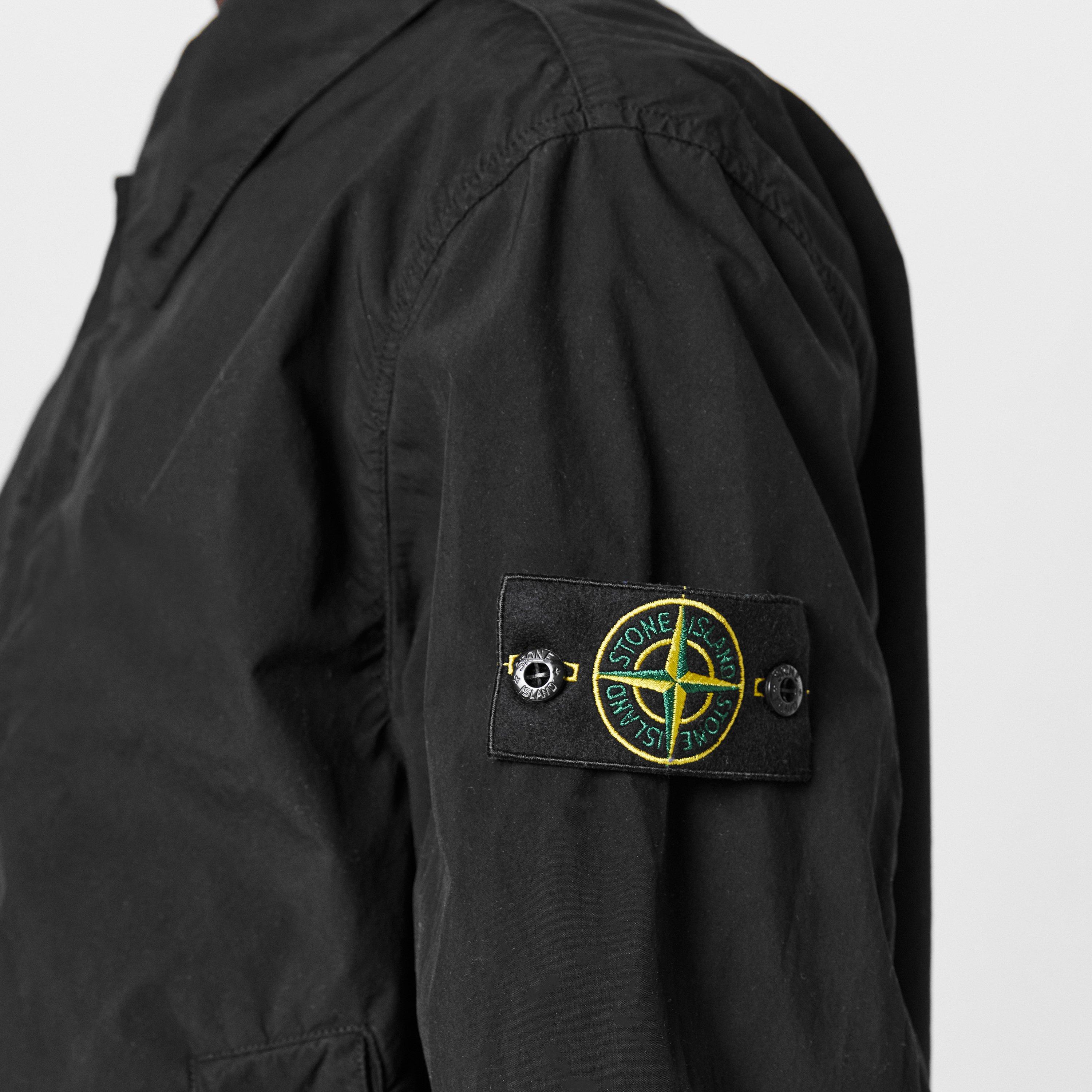 Nero V0029 - Stone Island - Men's Light Compact Long Sleeve Field Jacket - 5