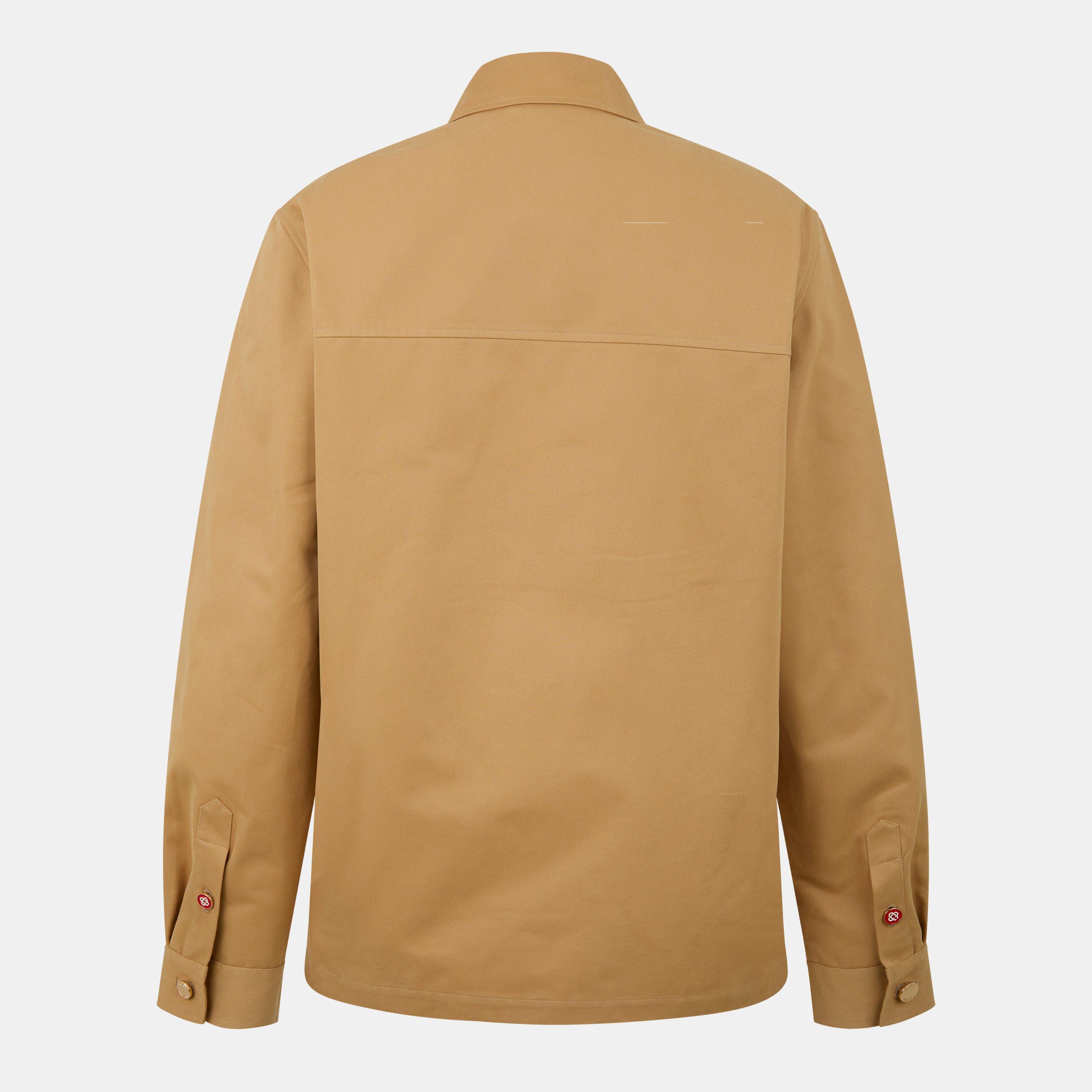 Beige - Casablanca - Men's Work Zipped Harrington Jacket - 7