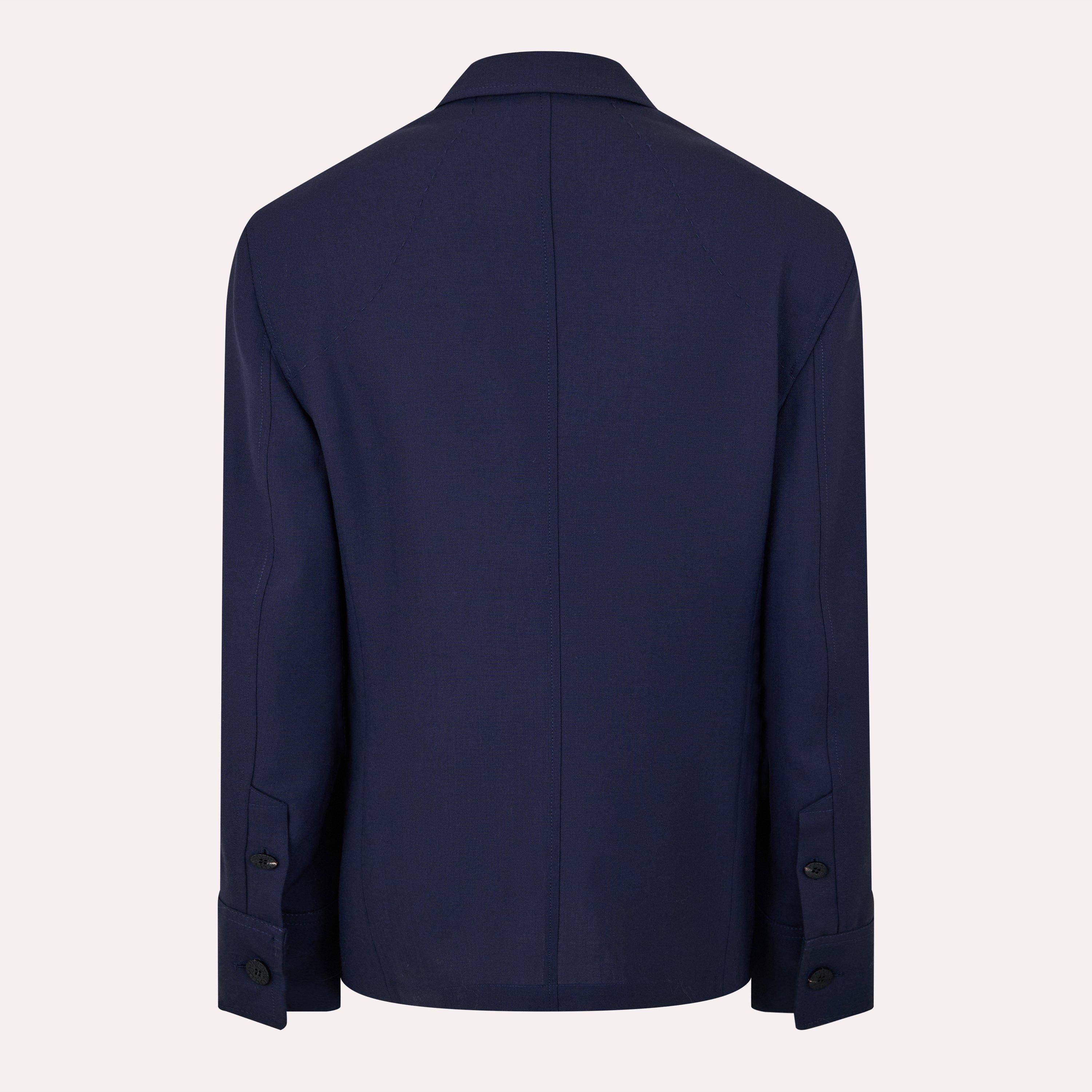 Navy - Jacquemus - Men's Canevas Tailored Blazer - 6
