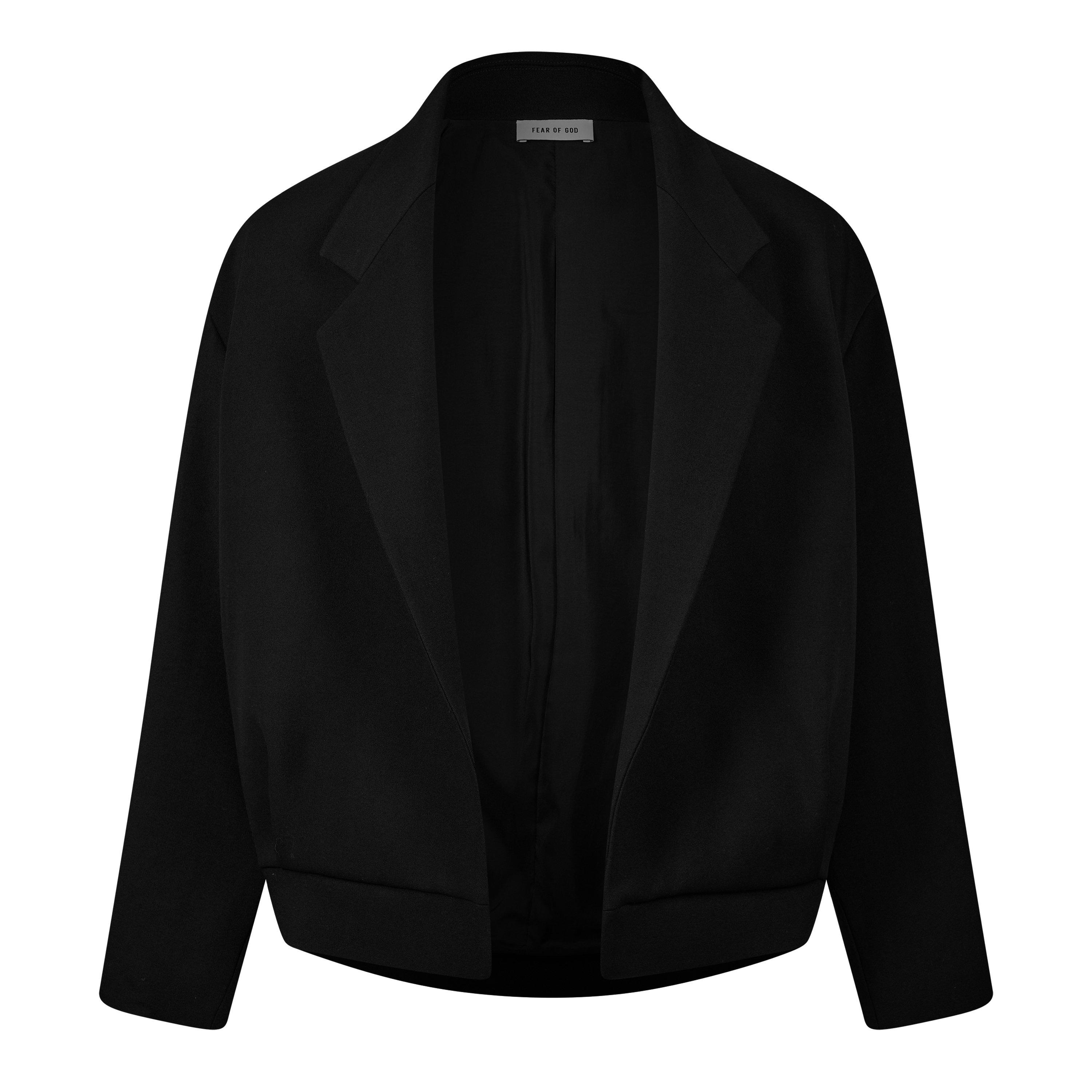 Black - Fear Of God - Men's Notch Lapel Long Sleeve Blazer - 5