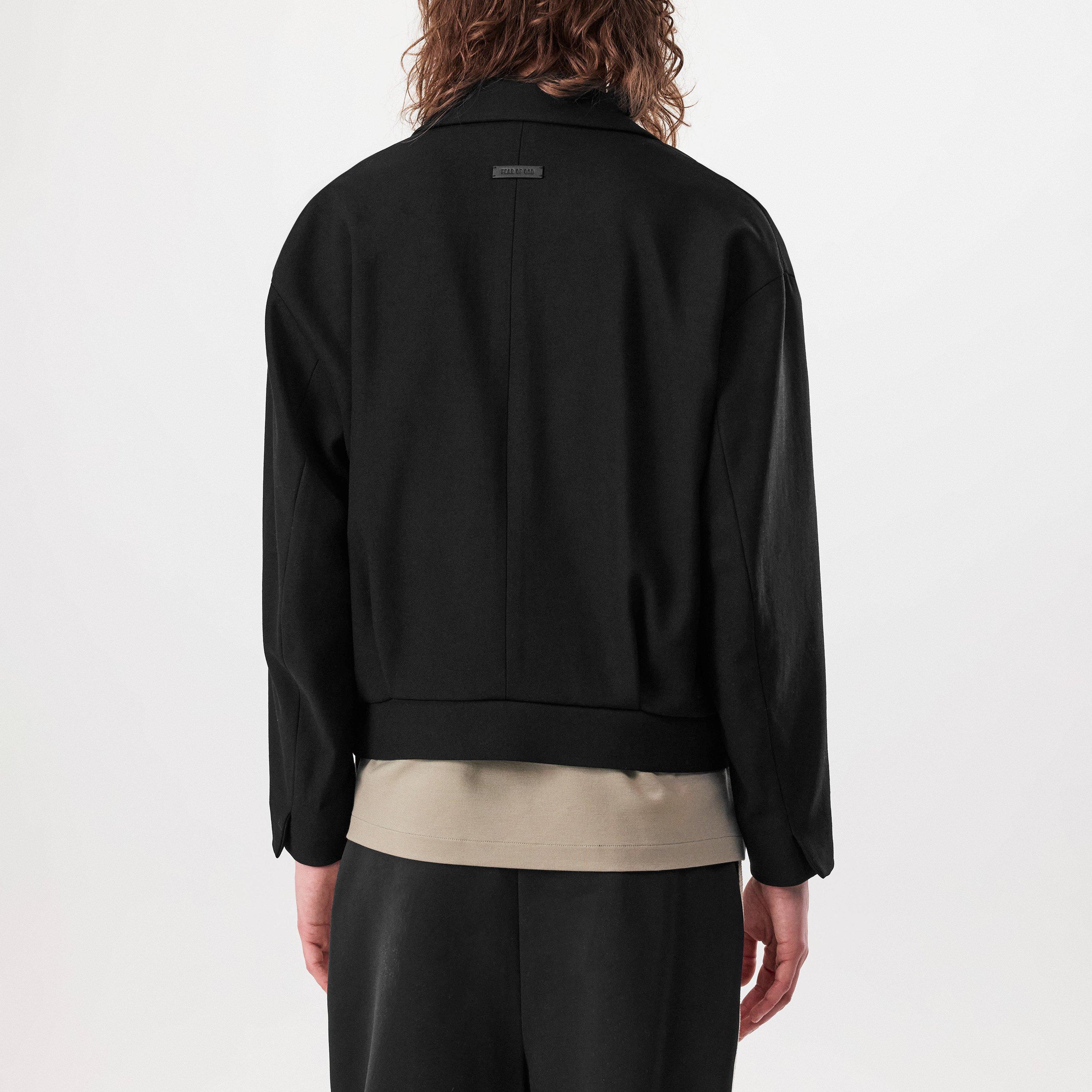 Black - Fear Of God - Men's Notch Lapel Long Sleeve Blazer - 3