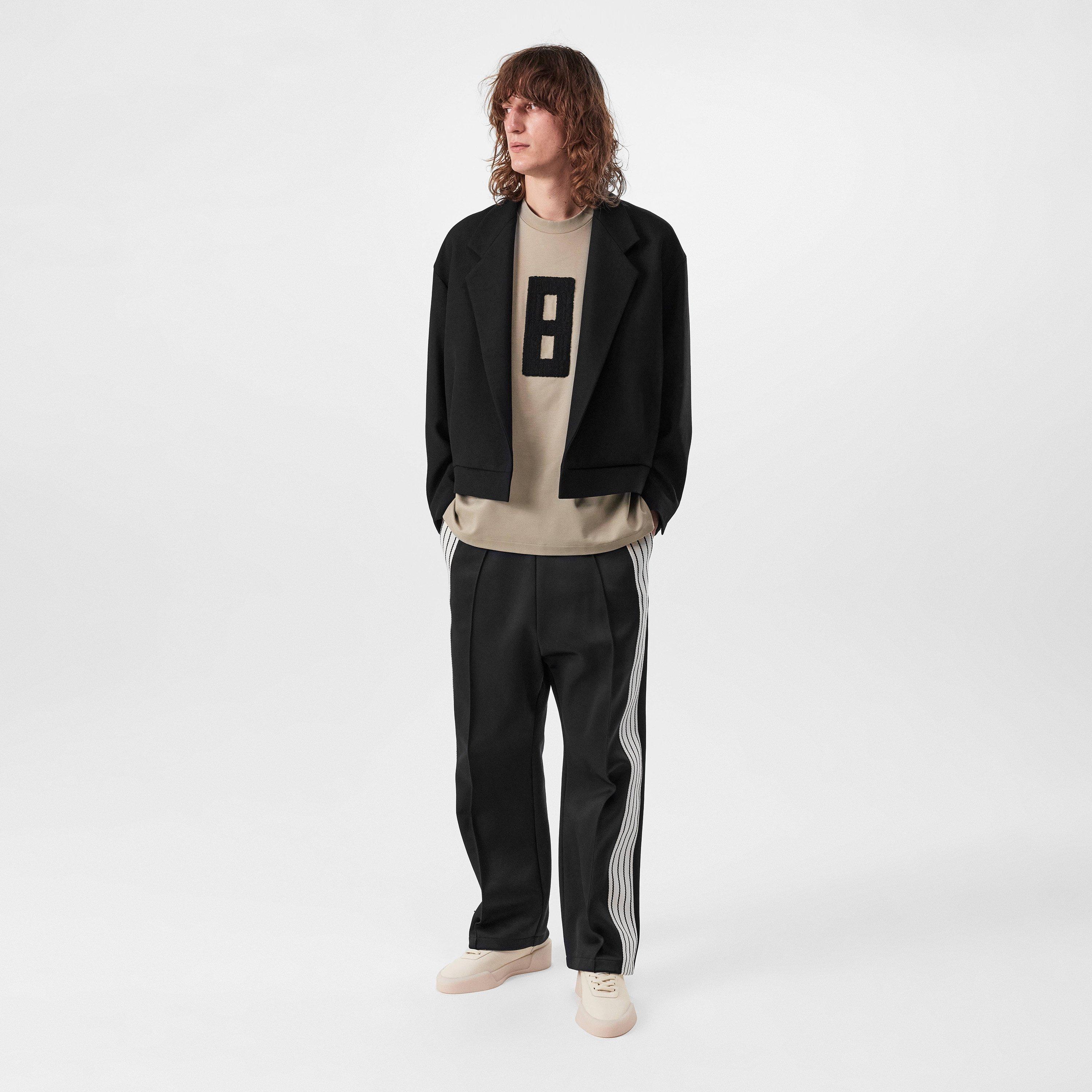 Black - Fear Of God - Men's Notch Lapel Long Sleeve Blazer - 4