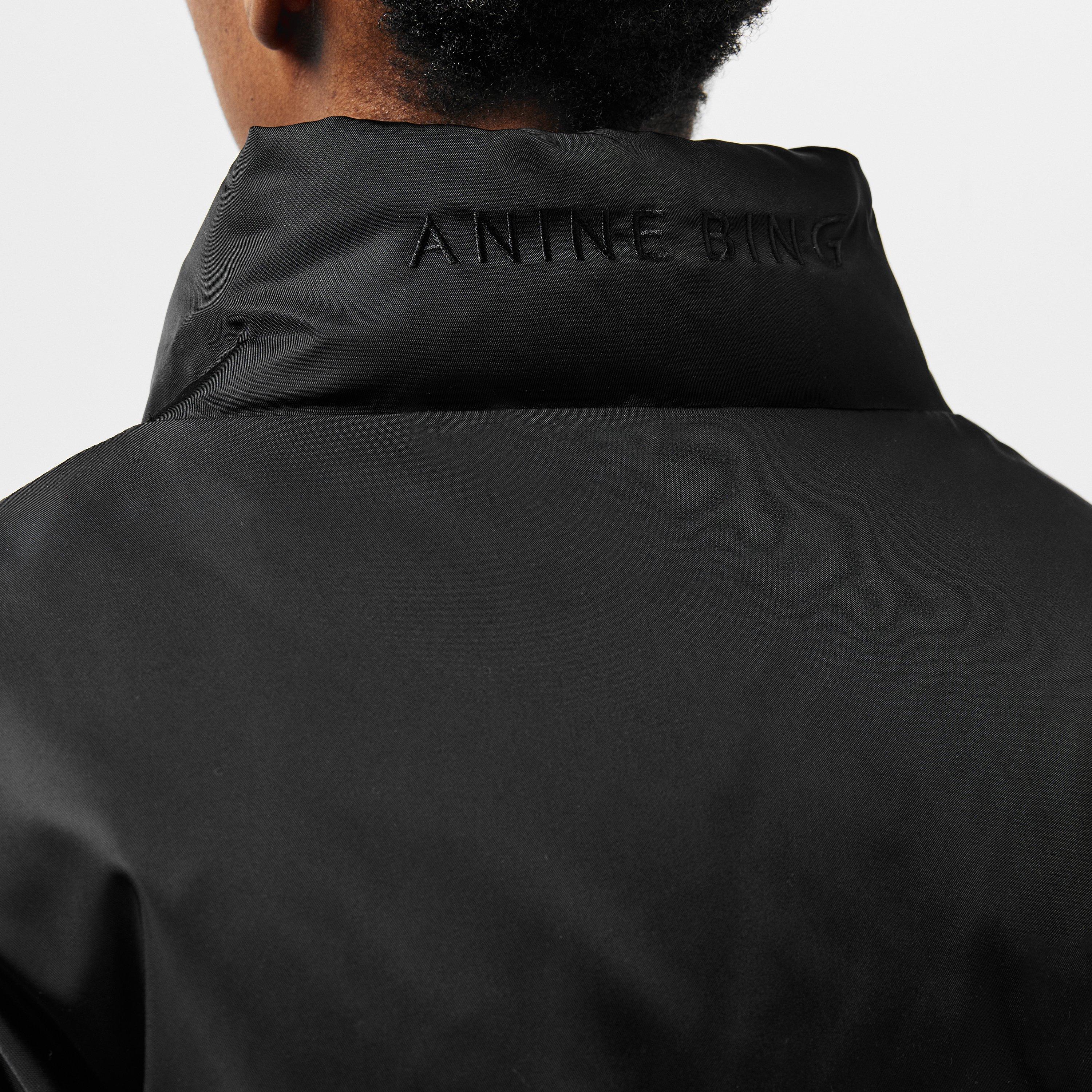 Black - Anine Bing - Women's Dorian Cropped Insulated Short Puffer Jacket - 5