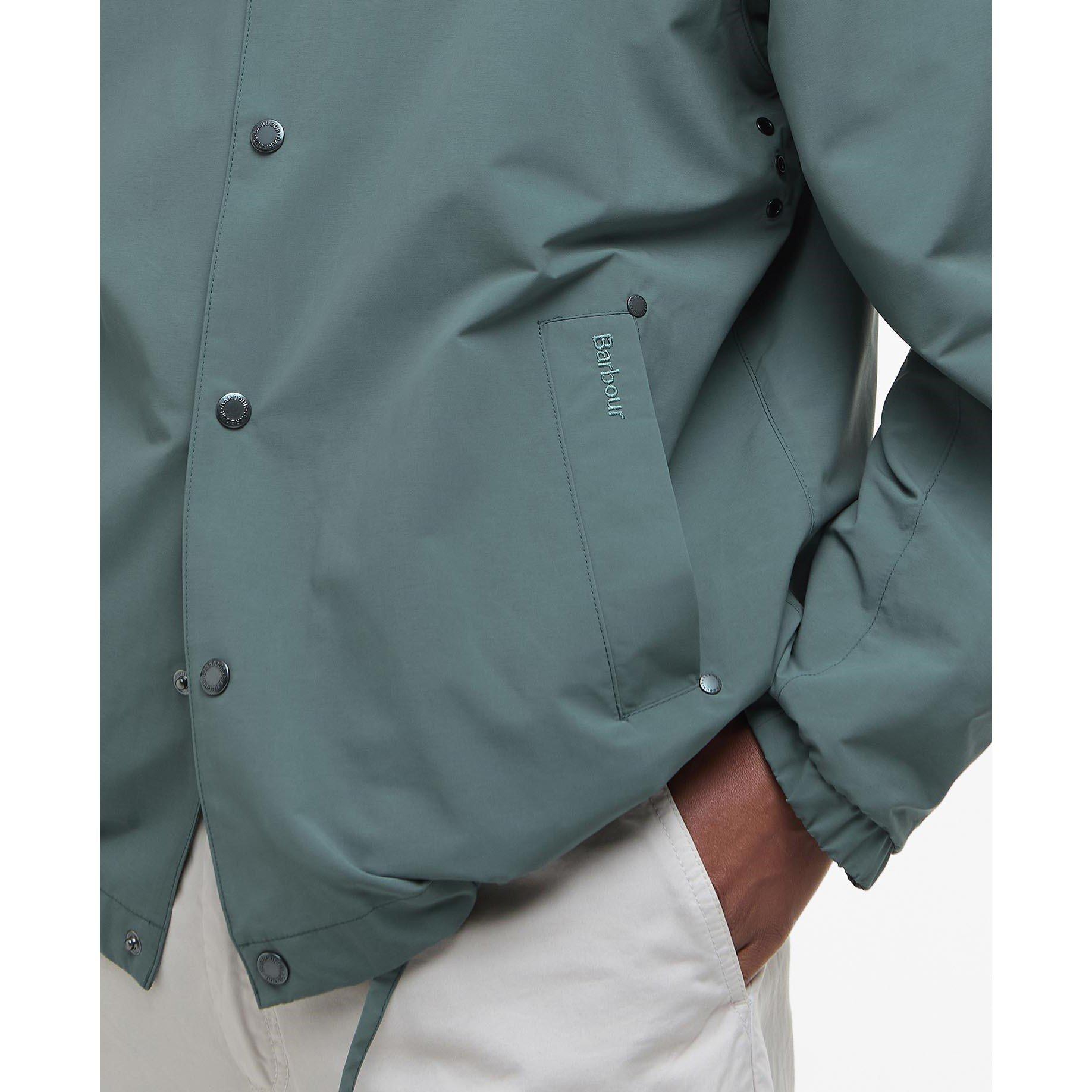 Vintage Teal - Barbour - Men's  Lightweight Long Sleeve Drawcord Coach Jacket - 6