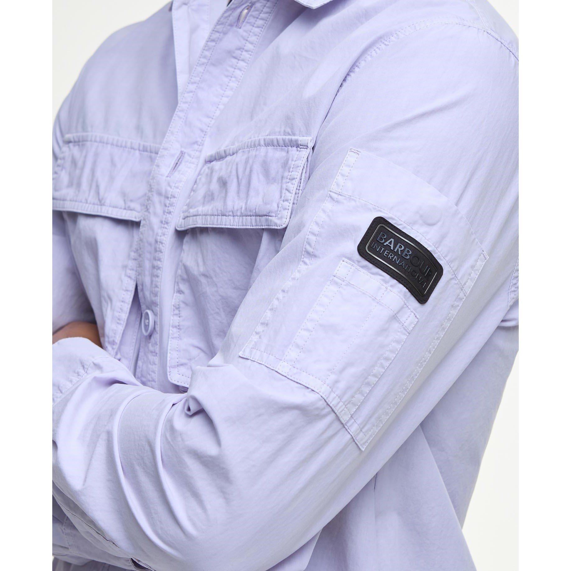 Thistle - Barbour International - Men's Kenneth Cotton Long Sleeve Overshirt - 6