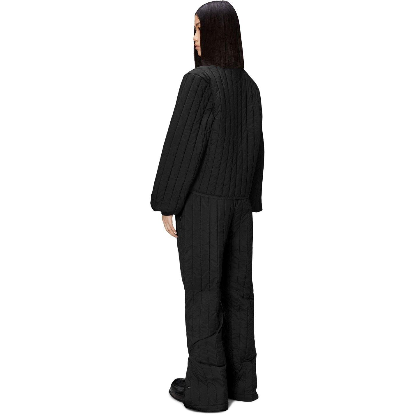 01 Sort - Rains - Banja Liner Bomber Jacket - 3