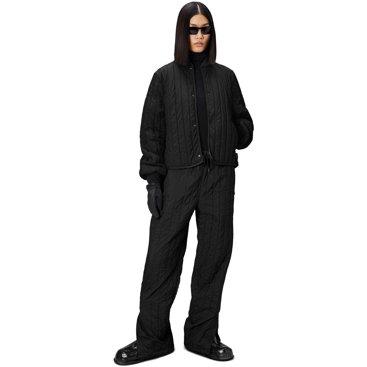 01 Sort - Rains - Banja Liner Bomber Jacket - 4