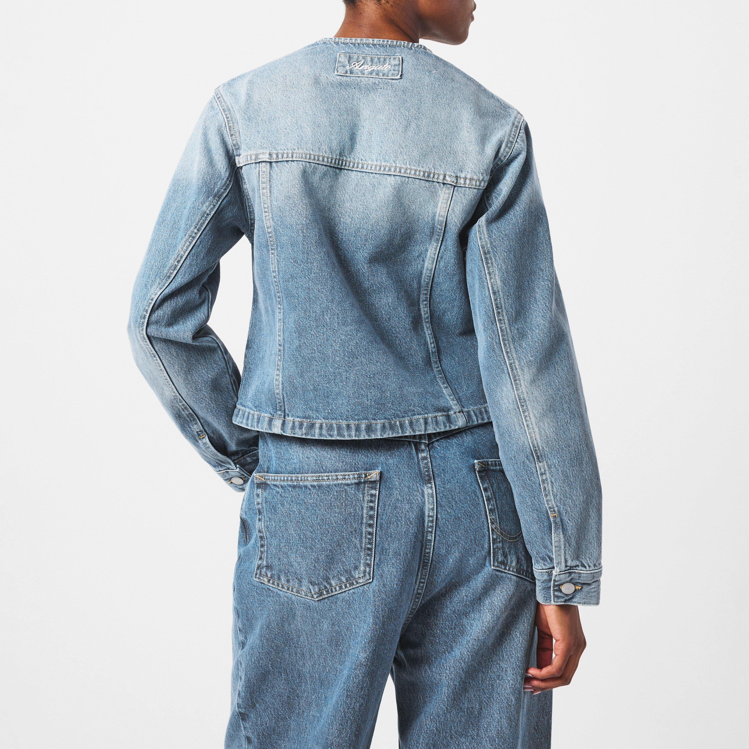 Light Blue - Axel Arigato - Women's Deia Collarless Blazer - 4