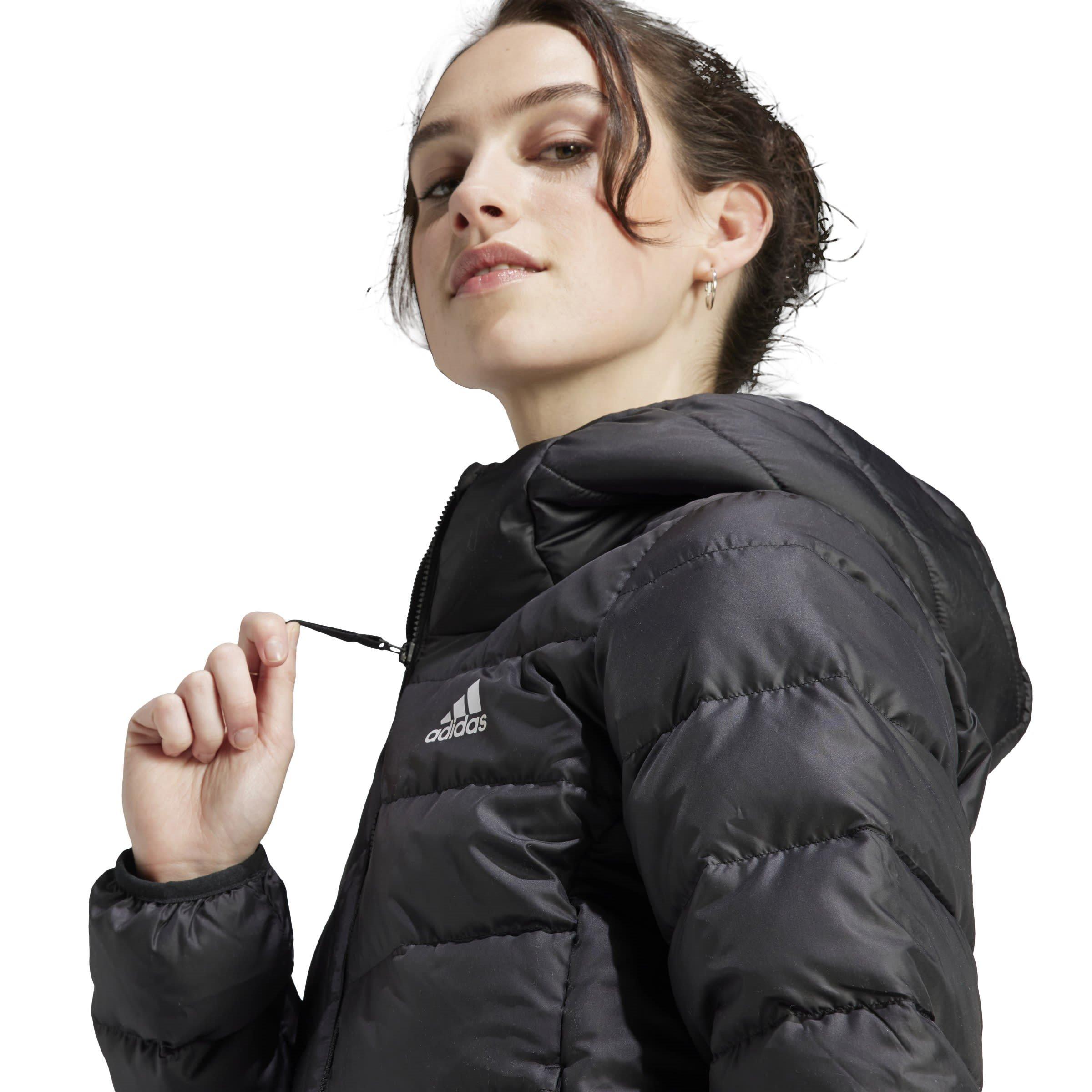 Black - adidas - Essentials Light Water Resistant Duck Down Slim Fit Down Jacket - 5