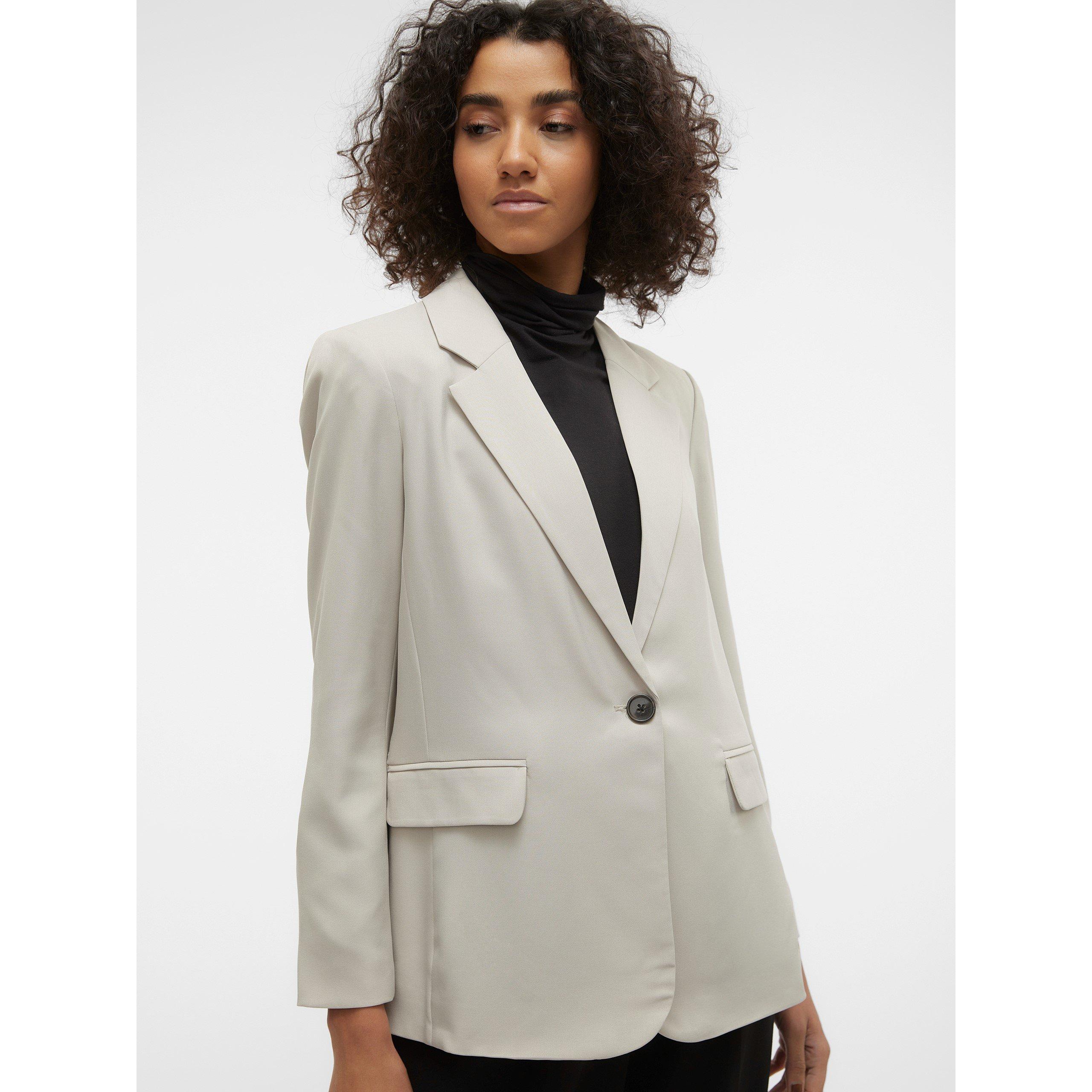 Silver Lining - Vero Moda - Women's Relaxed Fit Long-Sleeve Blazer - 4