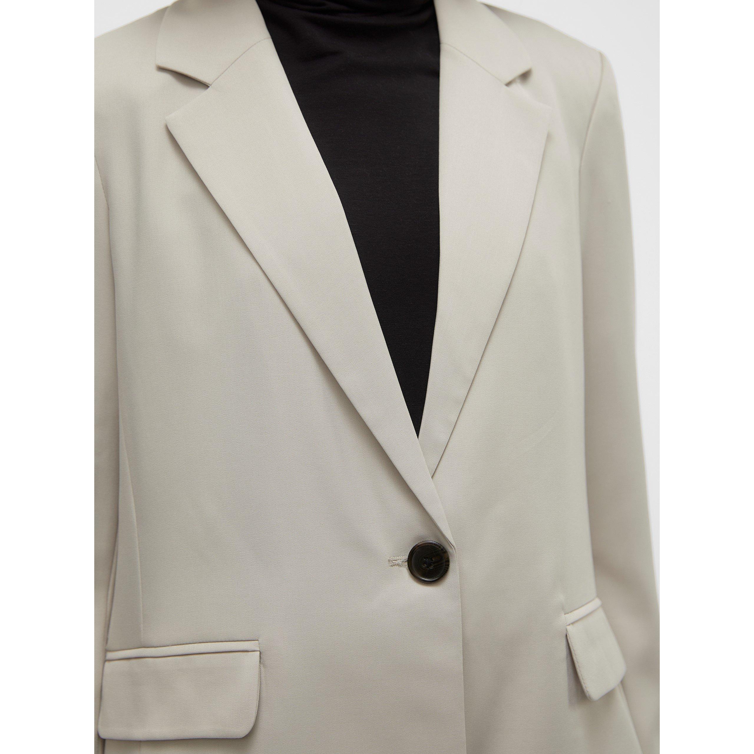 Silver Lining - Vero Moda - Women's Relaxed Fit Long-Sleeve Blazer - 5