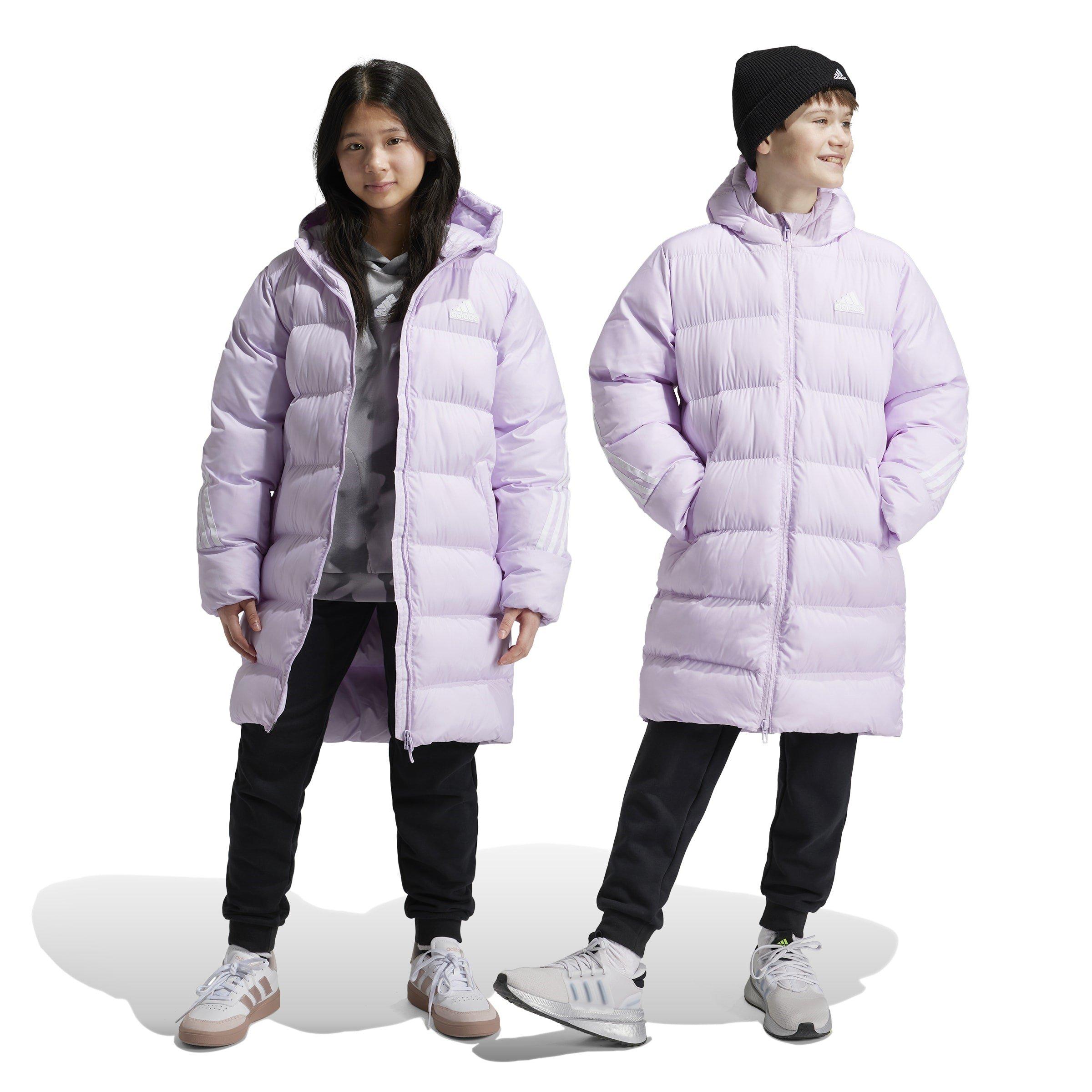 Lavanda Ghiacciata - adidas - Future Icons Hooded Long Sleeve Puffer Jacket - 3