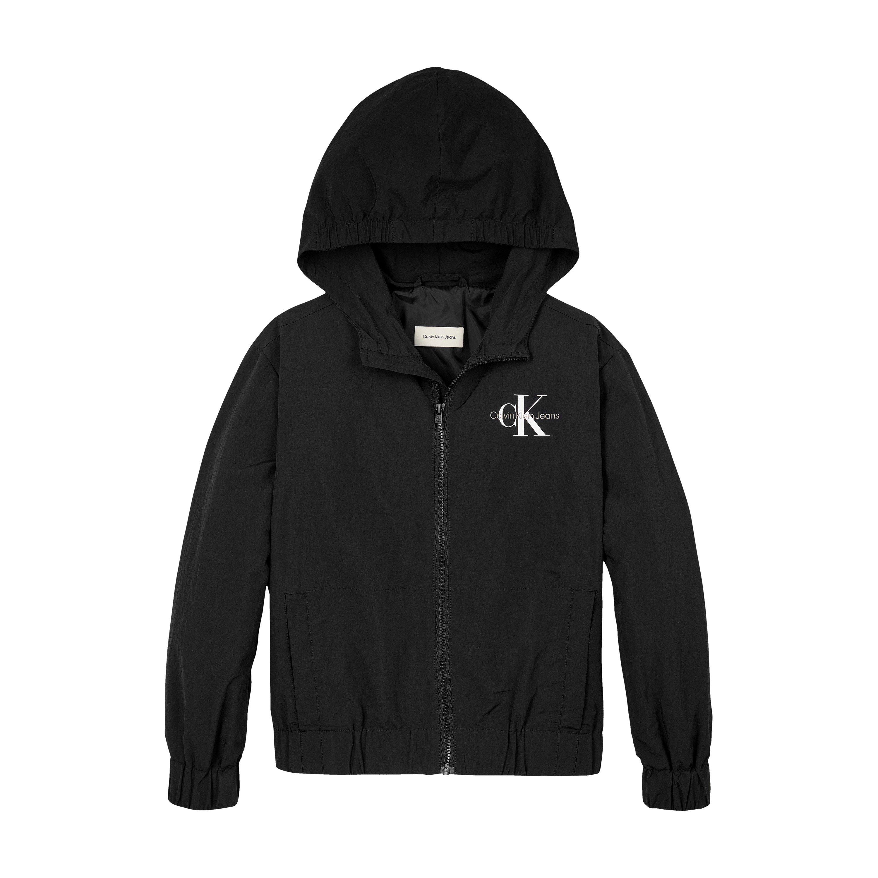 CK Black BEH - Calvin Klein Jeans - Kids' Essential Monologo Windbreaker - 4