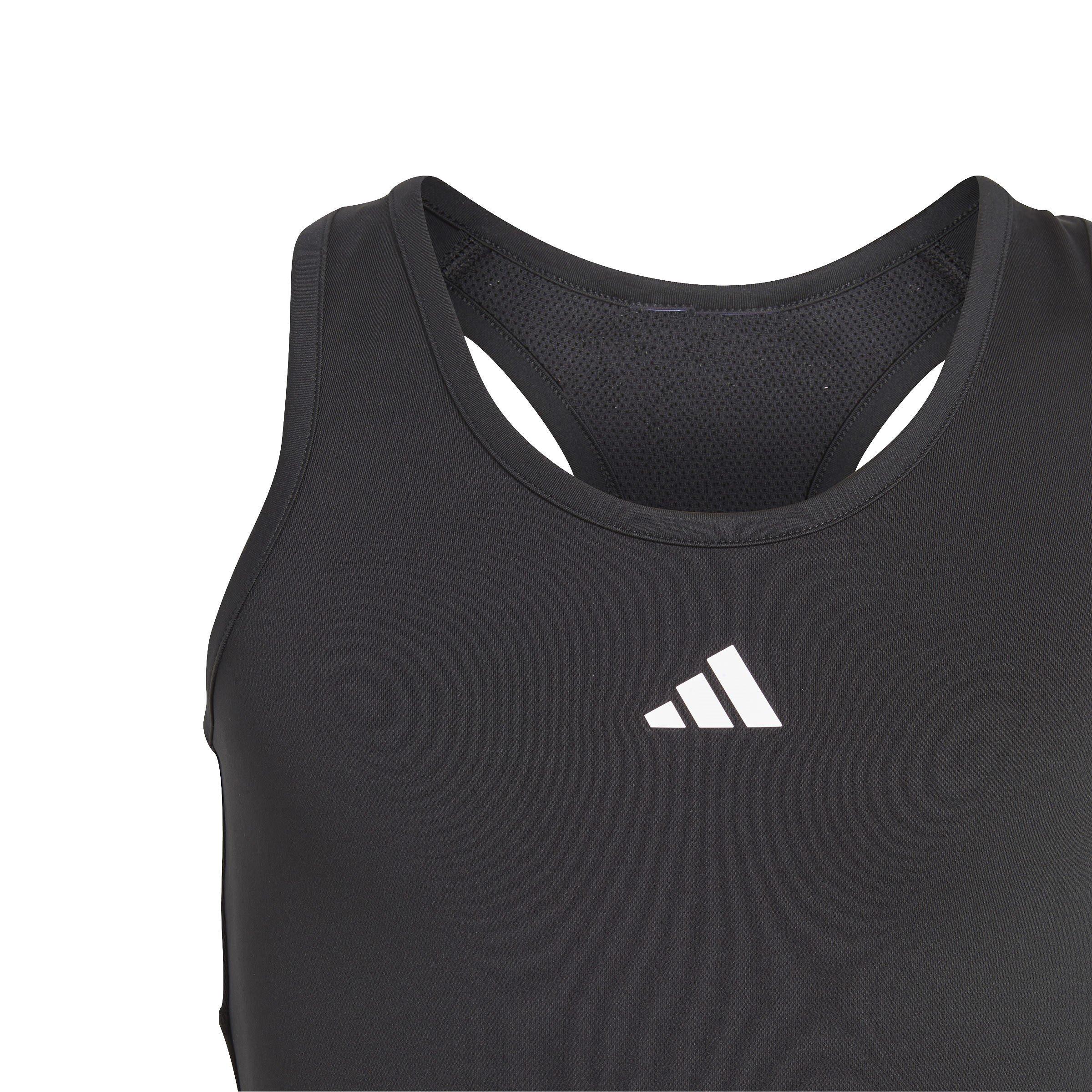 Noir/Blanc - adidas - AEROREADY Techfit Tank Top Kids - 3