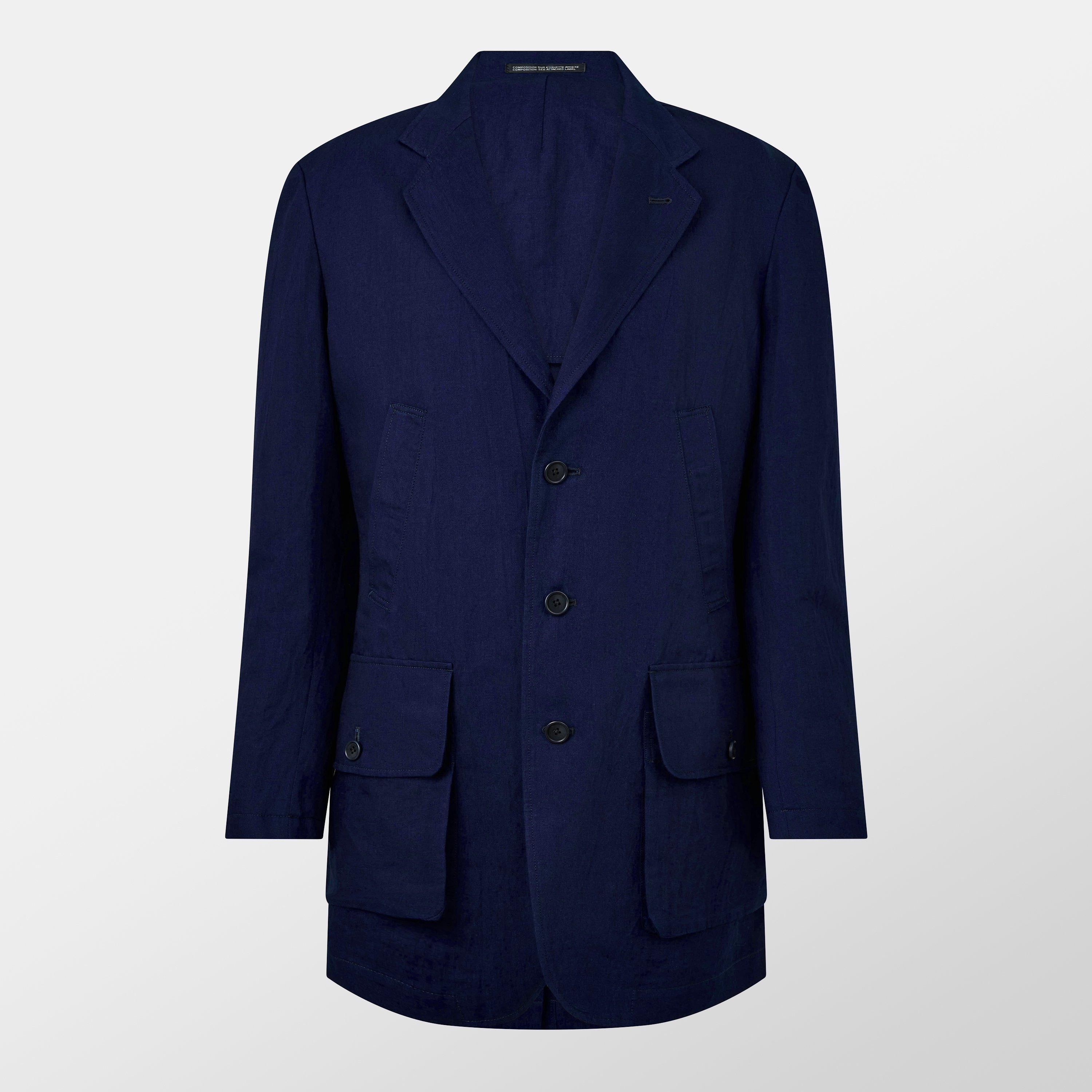 Yohji Yamamoto Men's 3B Cotton Long Sleeve Blazer