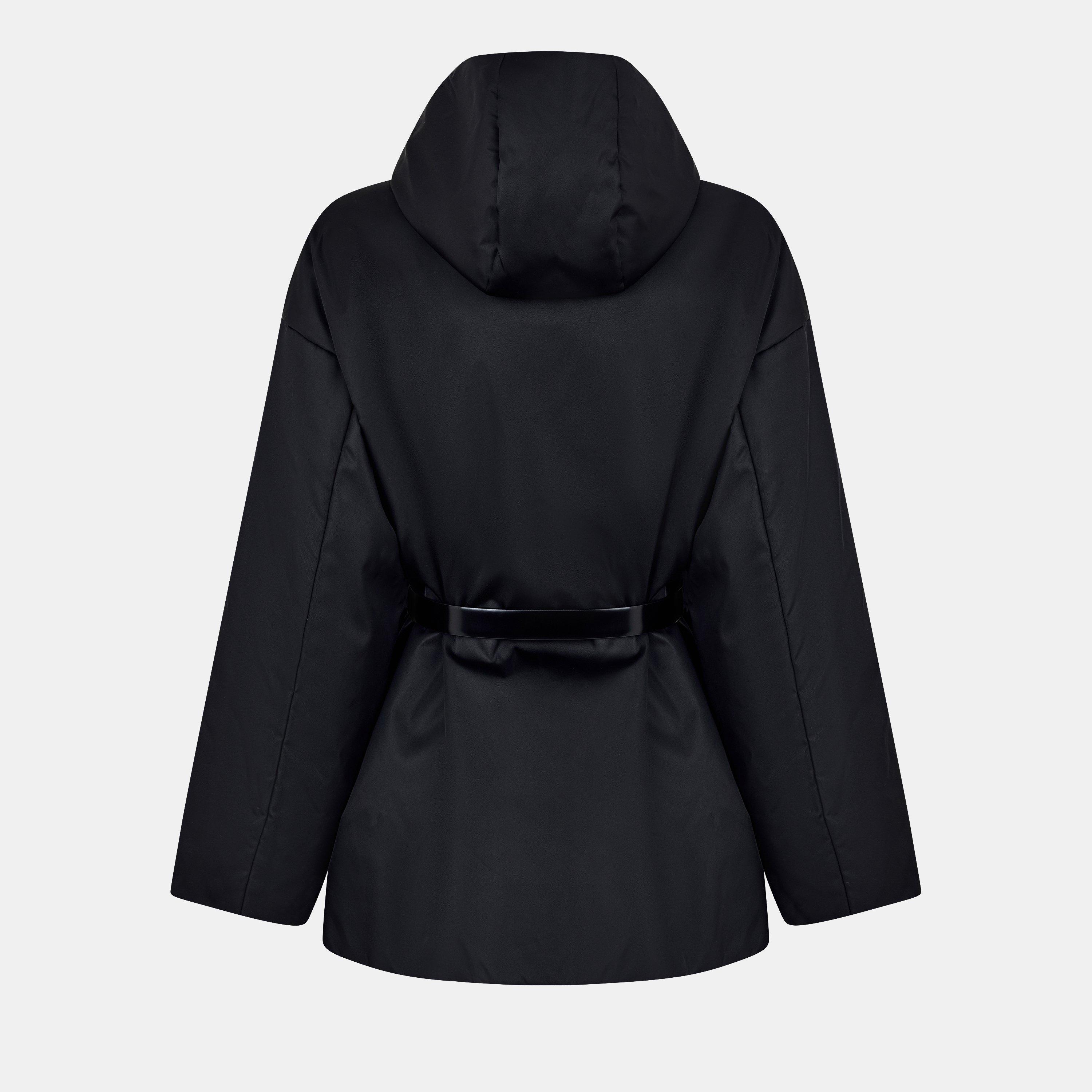 Nero - Prada - Women's Blouson Padded Long Sleeve Full Zip Quilted Jacket - 2