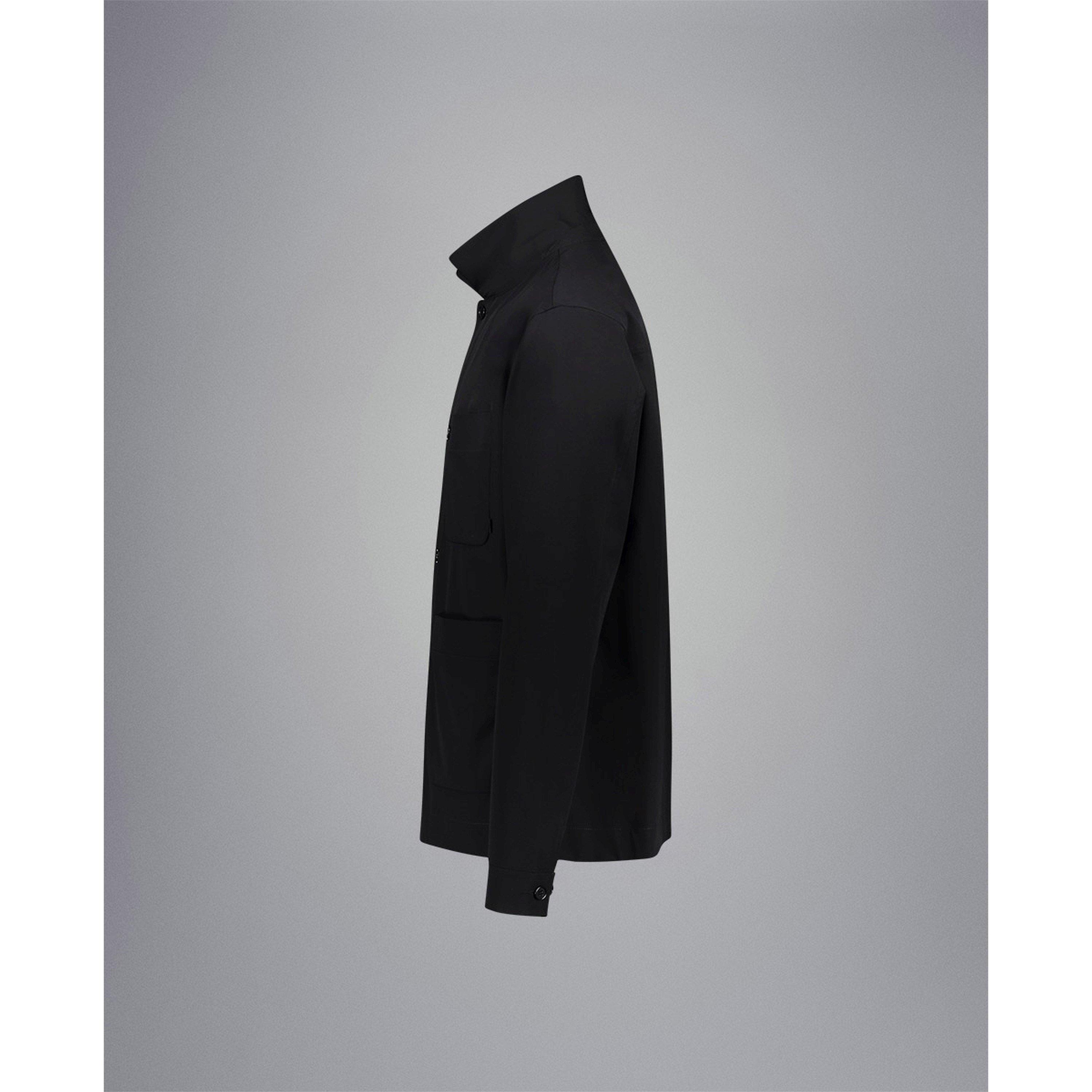 Preto - Paul And Shark - Men's Dynamic Stretch Long Sleeve Overshirt - 7