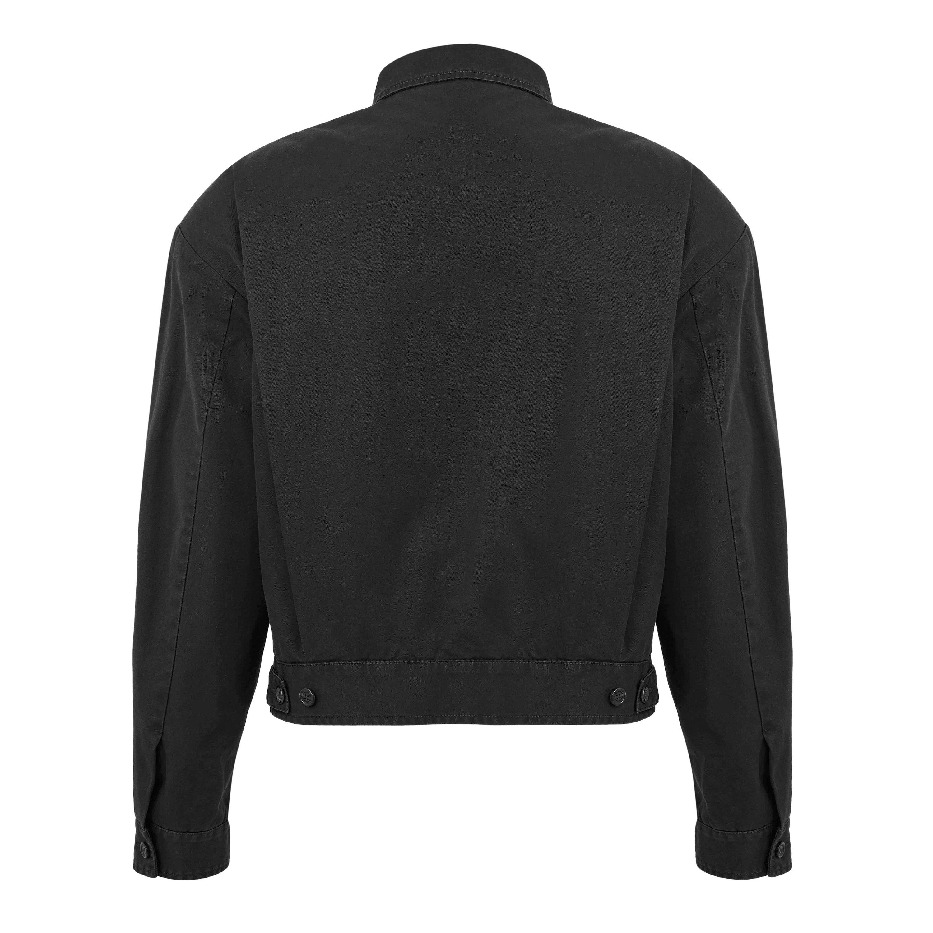 Black - DSquared2 - Men's Easy Cotton Kaban Cotton Long Sleeve Overshirt - 2