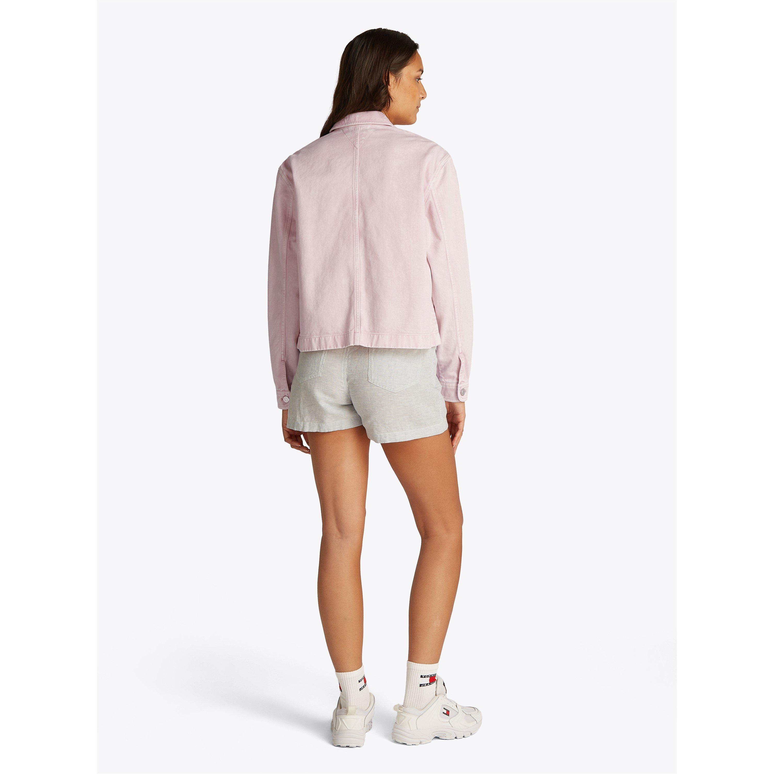 Precious Pink - Tommy Jeans - Women's Essential Cotton Barn Jacket - 6