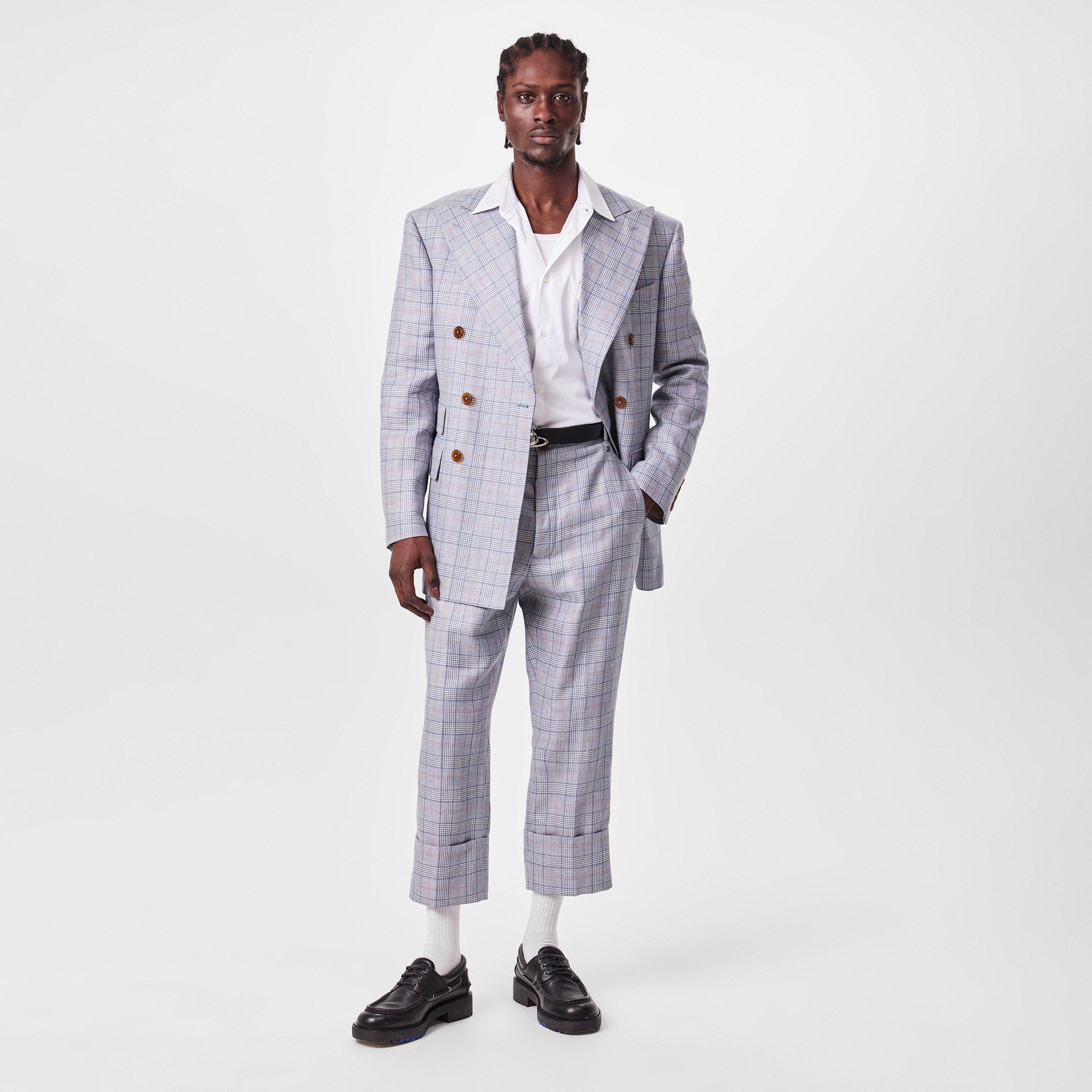 Vivienne Westwood MAN ウール テーラードジャケット 50 Vivienne Westwood Men's Viv Double Breasted Tailored Fit Blazer