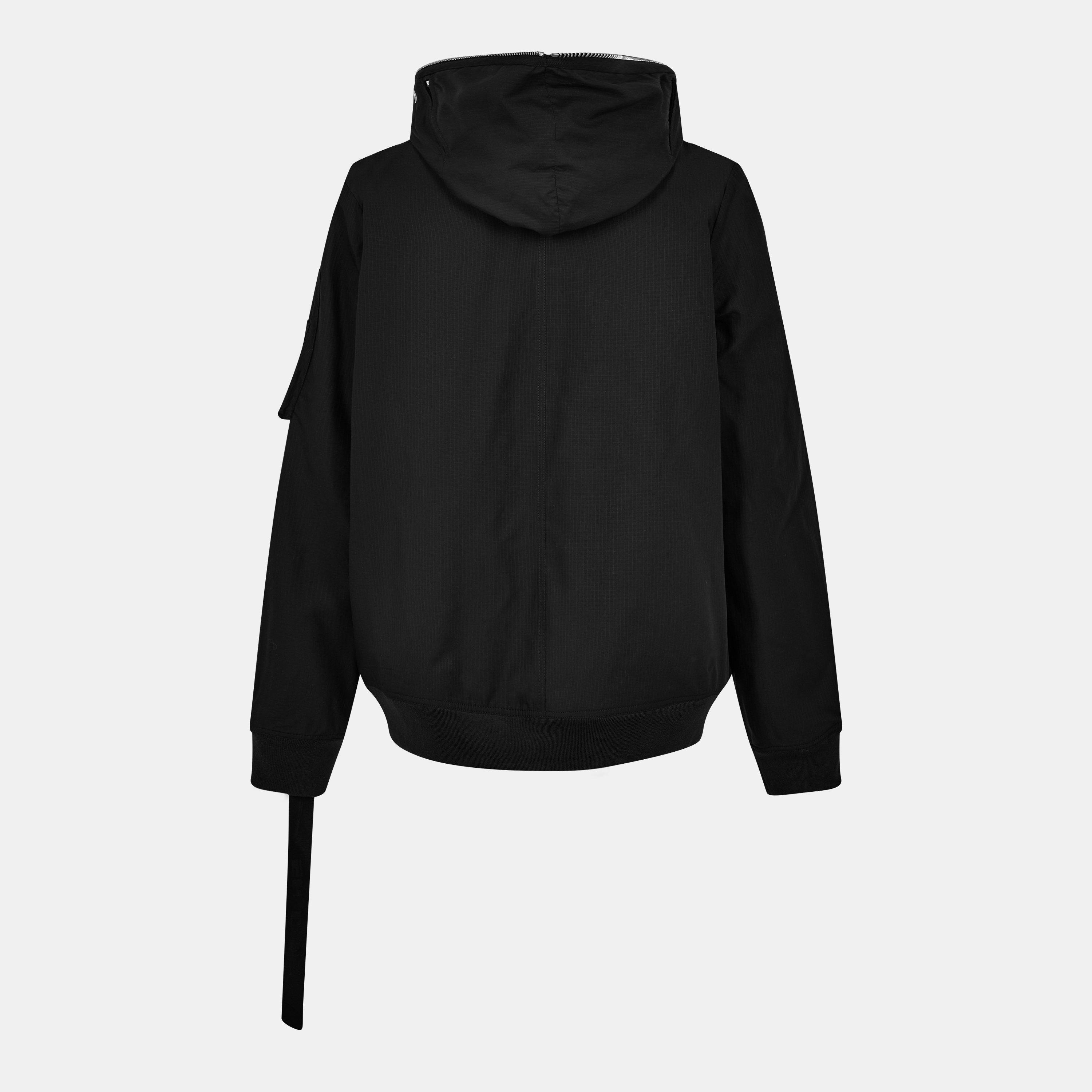 Black 09 - Rick Owens Drkshdw - Men's  Hooded Relaxed Fit Parka - 2