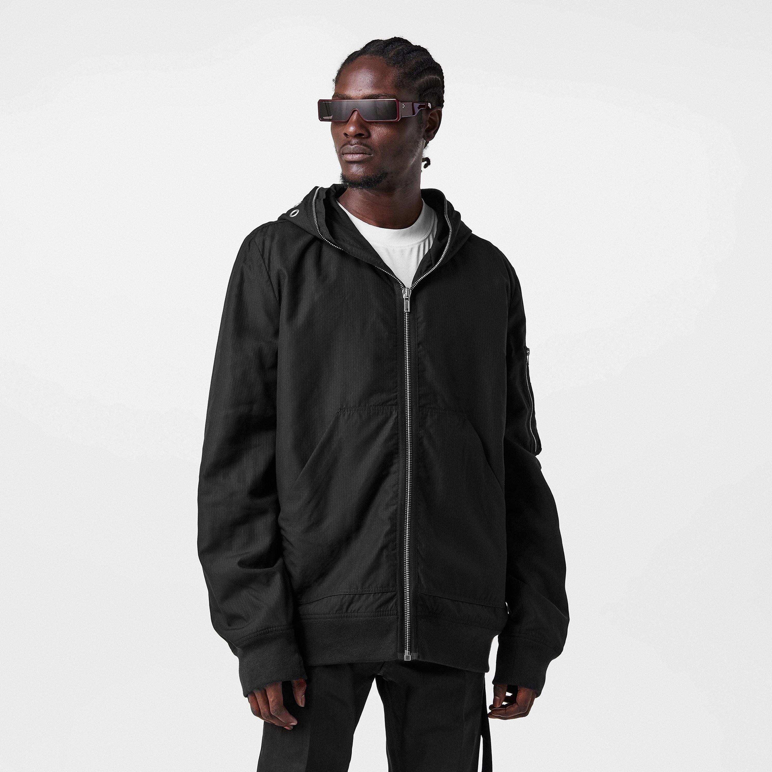 Black 09 - Rick Owens Drkshdw - Men's  Hooded Relaxed Fit Parka - 3