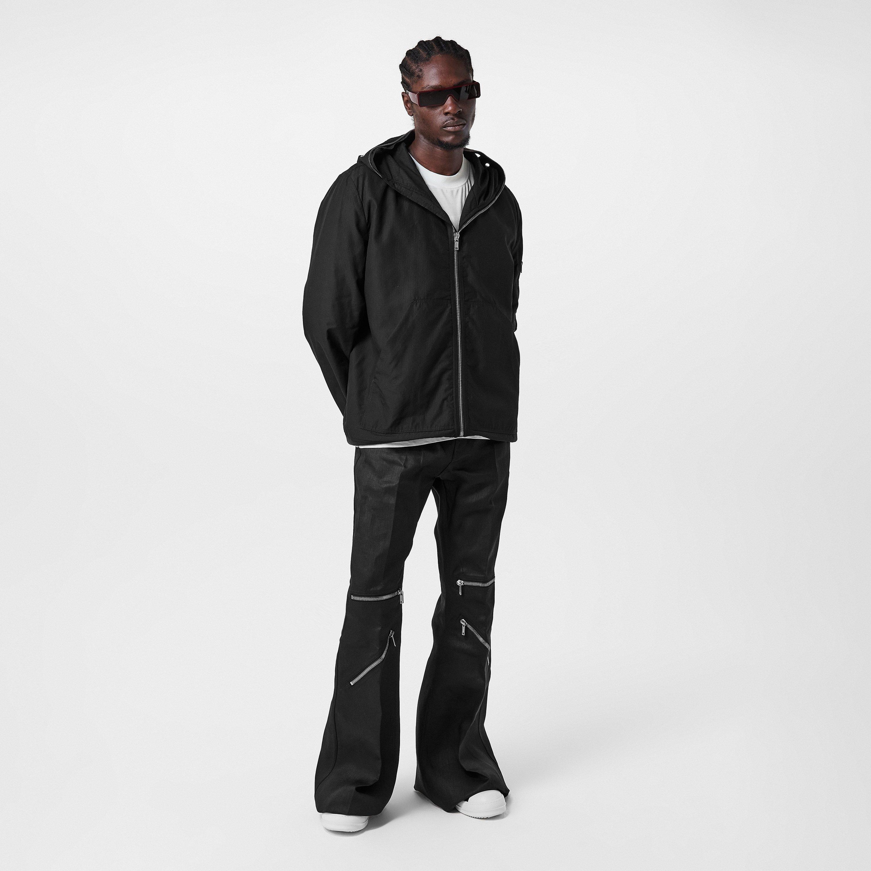 Black 09 - Rick Owens Drkshdw - Men's  Hooded Relaxed Fit Parka - 6