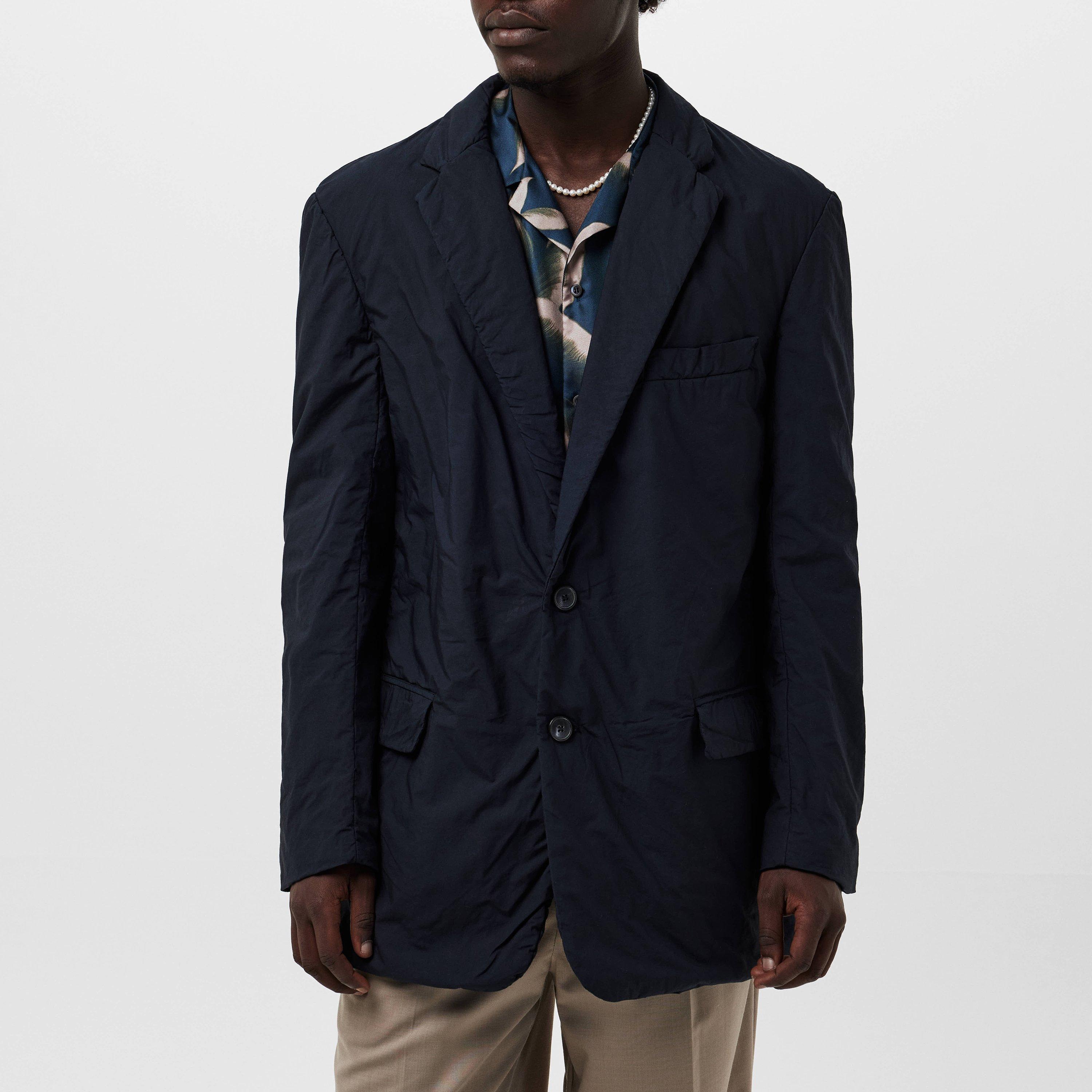 Navy - Dries Van Noten - Men's Blunton Cotton Long Sleeve Blazer - 3