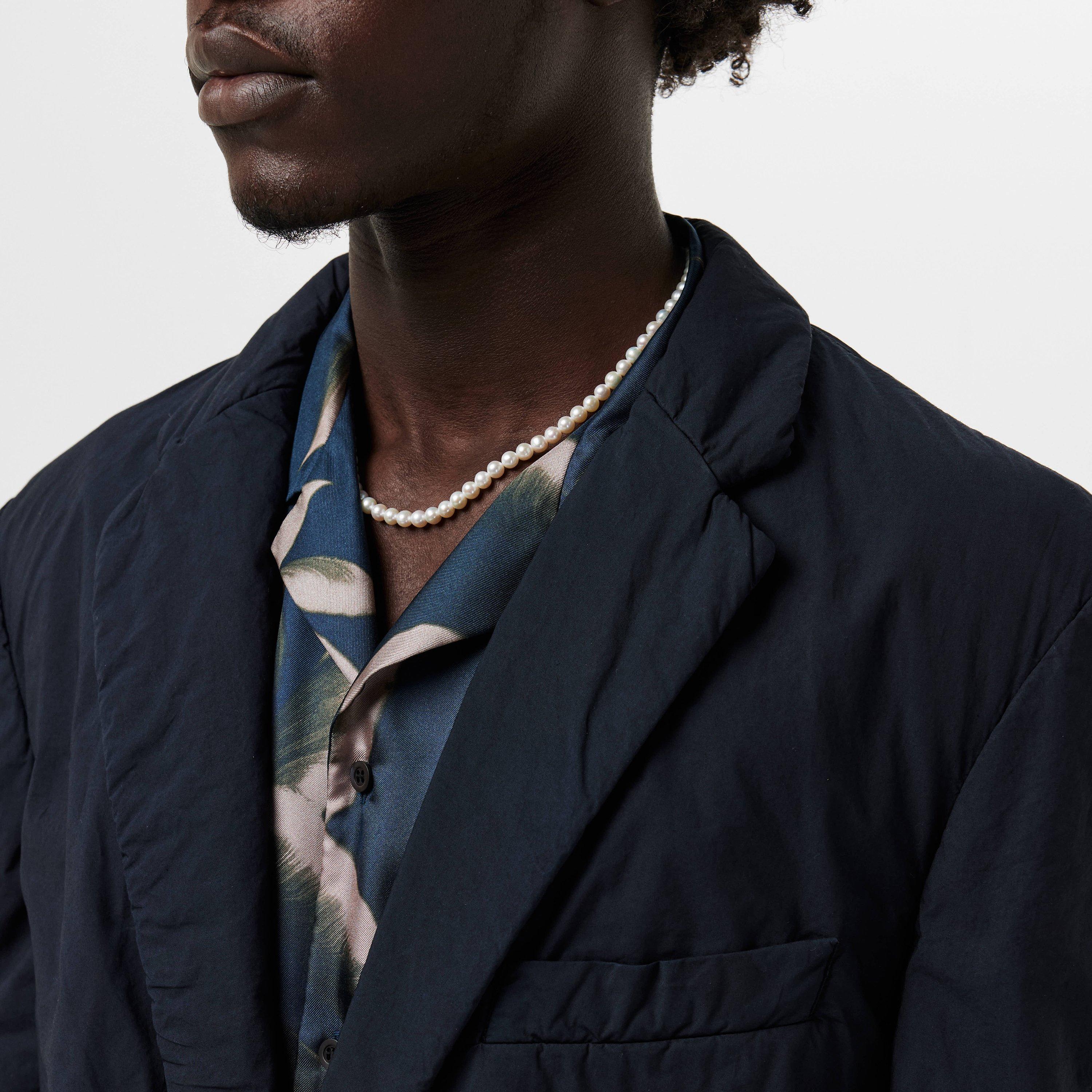 Navy - Dries Van Noten - Men's Blunton Cotton Long Sleeve Blazer - 5