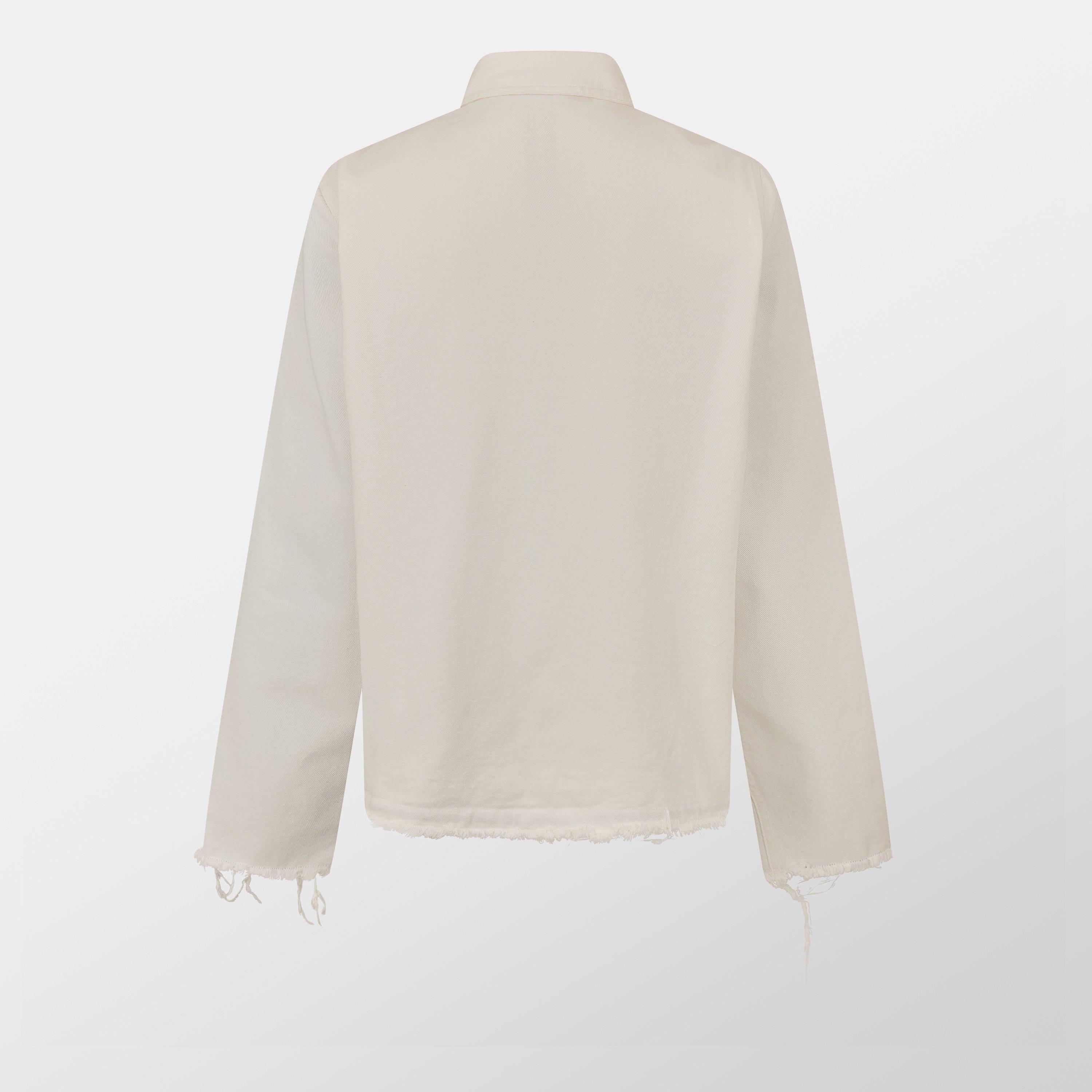 Milk/Blk 110911 - Rick Owens Drkshdw - Men's Harrington Jacket - 2