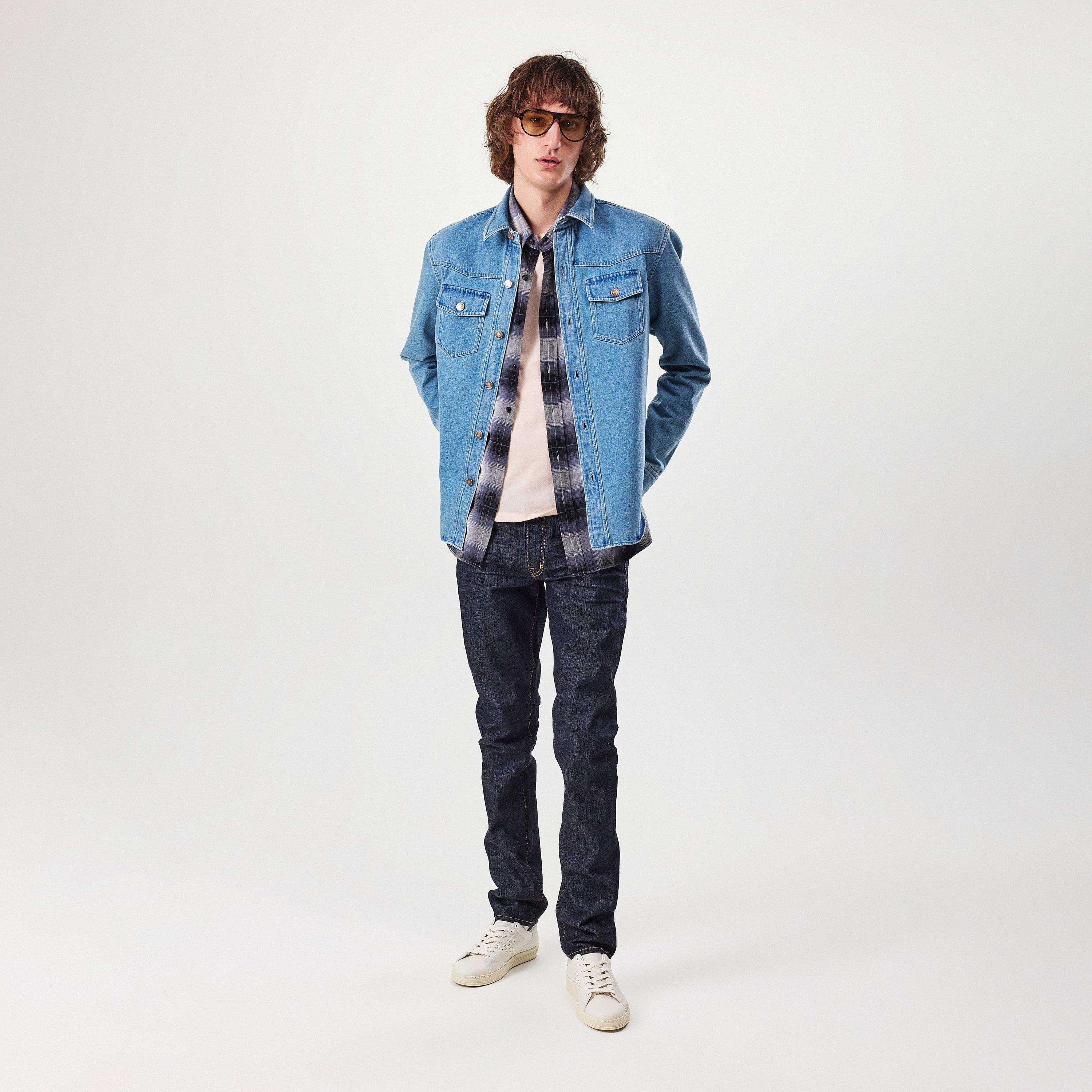 Blue - Tom Ford - Denim Overshirt - 5