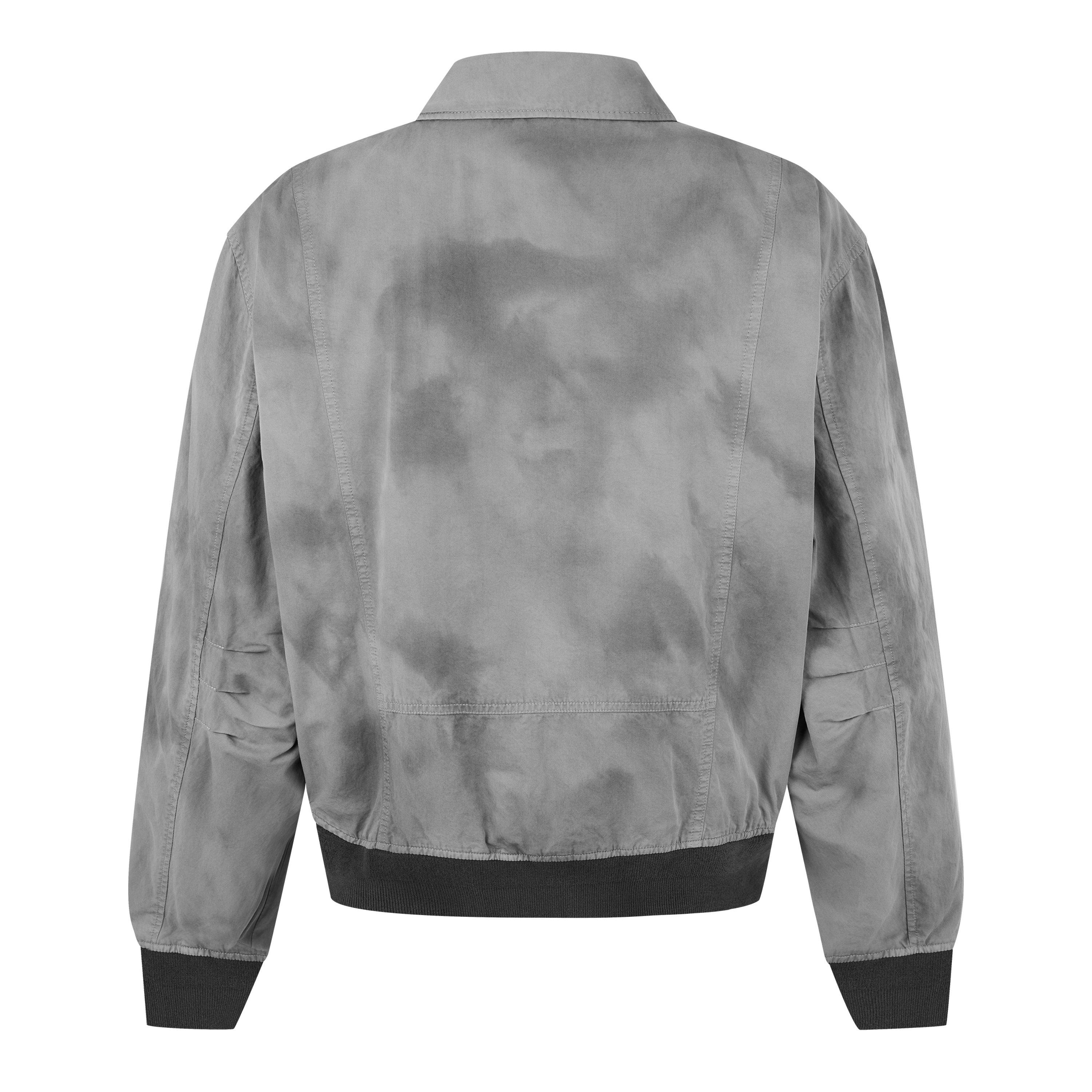Grey - Acne Studios - Men's Orlinga Cotton Long Sleeve Oversized Fit Bomber Jacket - 6