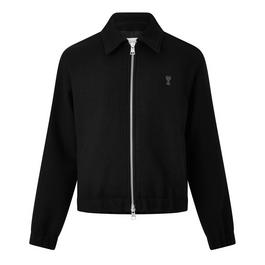 Ami Paris Blouson Zipped Bomber Jacket