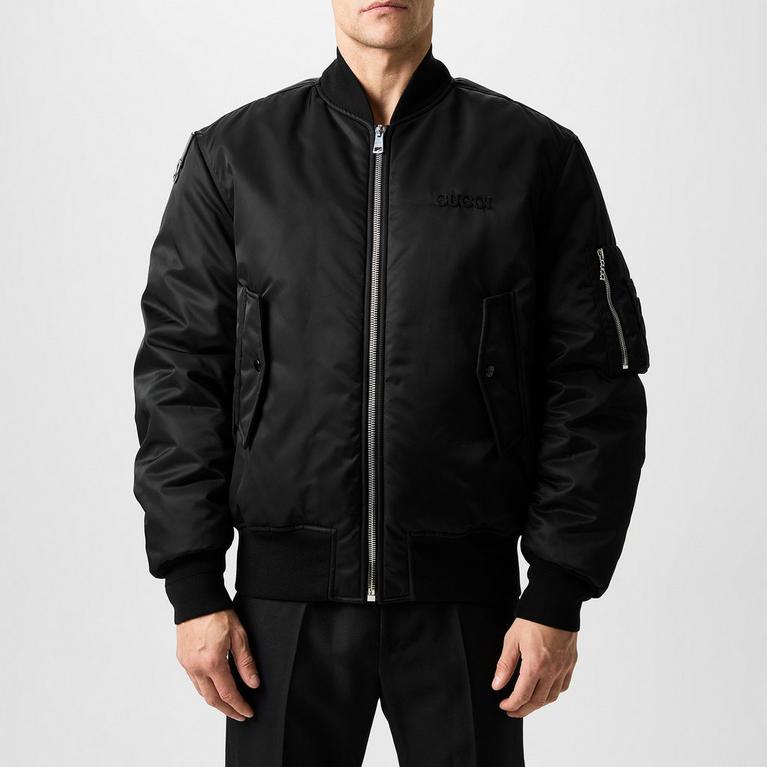 Gucci | Nylon Twill Bomber Jacket | Bomber Jackets | Cruise Gucci | Nylon Twill Bomber Jacket | Bomber Jackets | Cruise