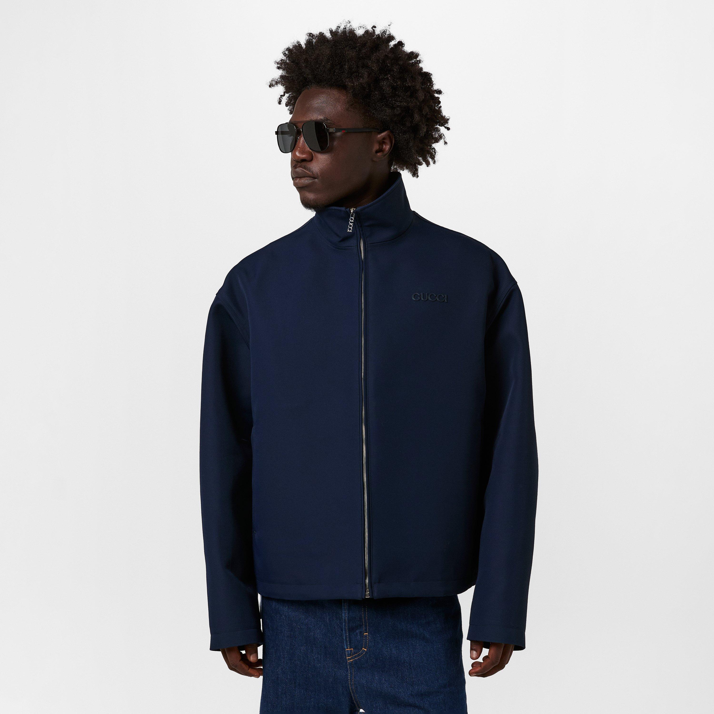 Ink - Gucci - Men's  Wool Long Sleeve Bomber Jacket - 3