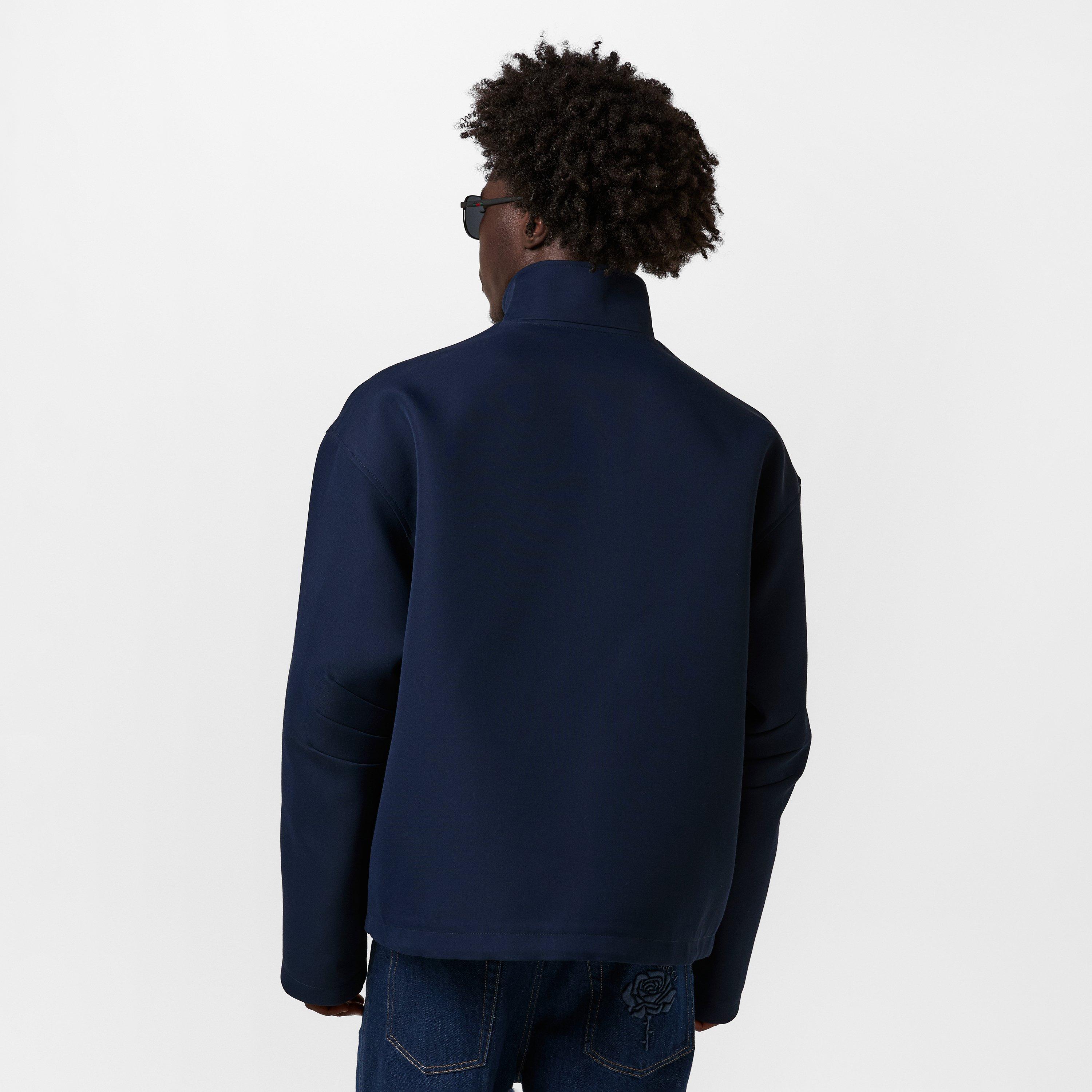 Ink - Gucci - Men's  Wool Long Sleeve Bomber Jacket - 4