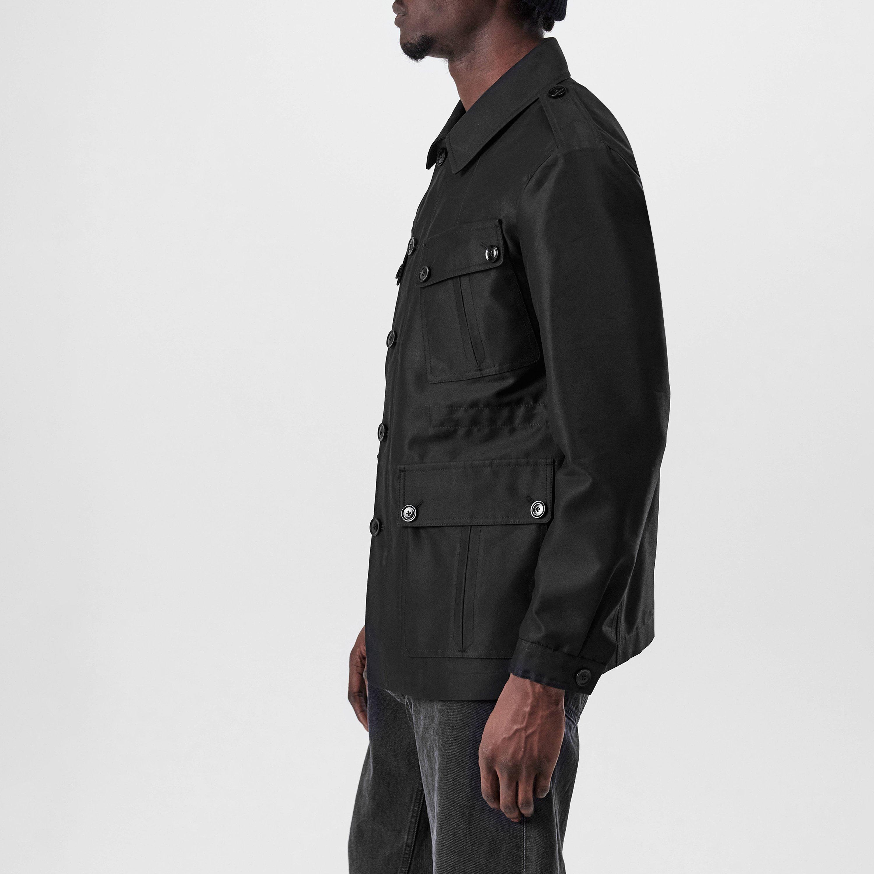 Black - Tom Ford - Men's  Wool Silk Long Sleeve Slim Fit Bomber Jacket - 2