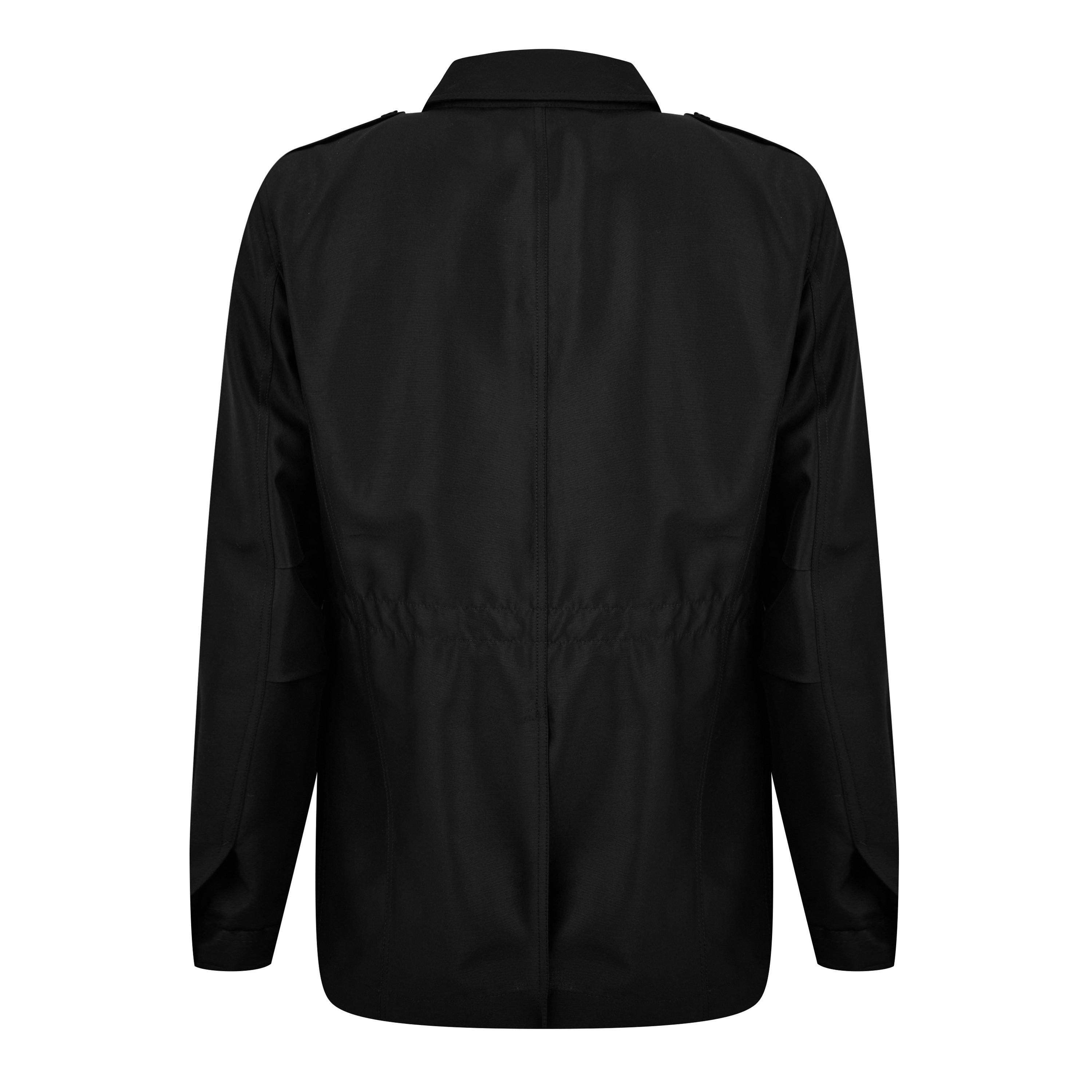Black - Tom Ford - Men's  Wool Silk Long Sleeve Slim Fit Bomber Jacket - 6