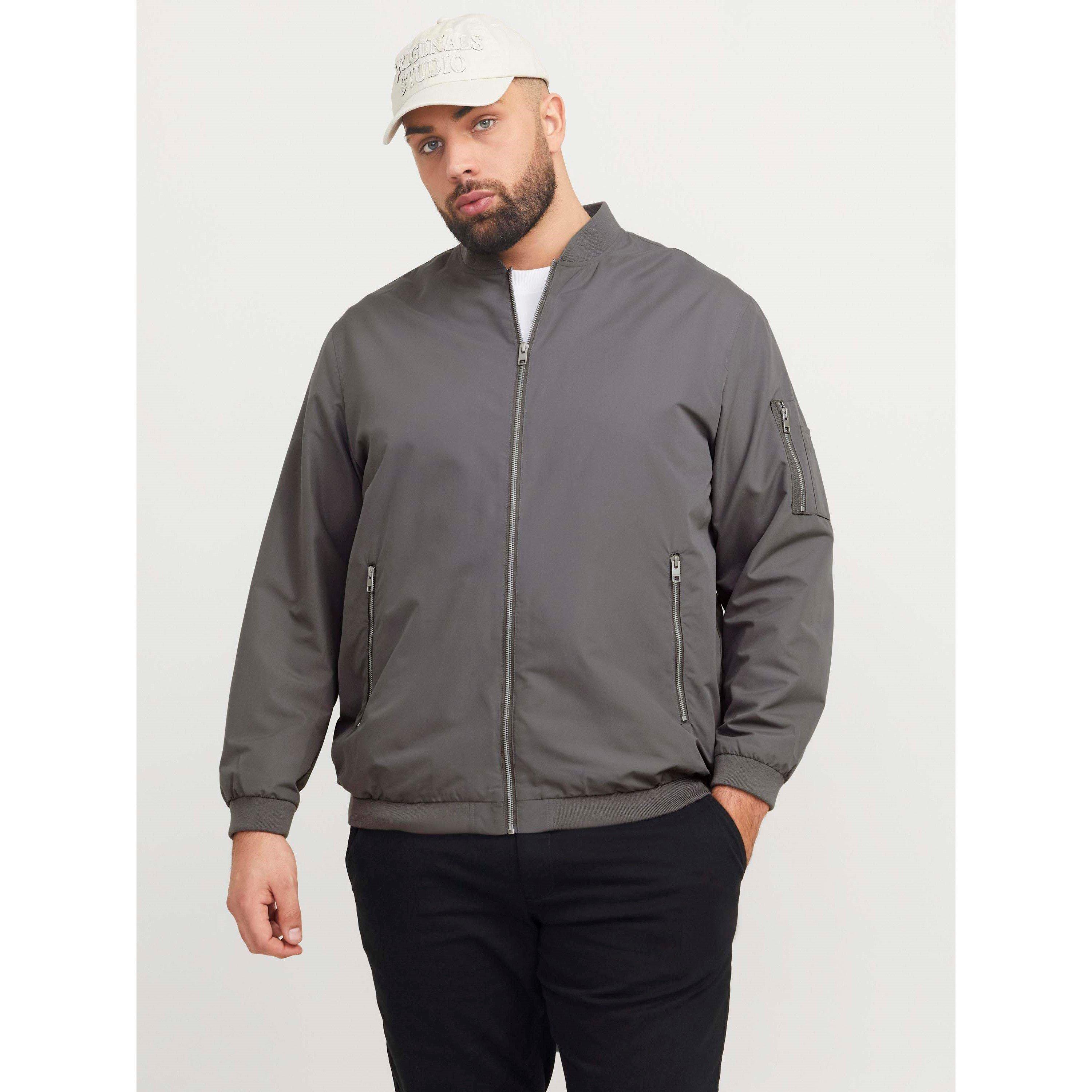 Castlerock - Jack and Jones - Men's Rush Plus Size Long Sleeve Bomber Jacket - 2