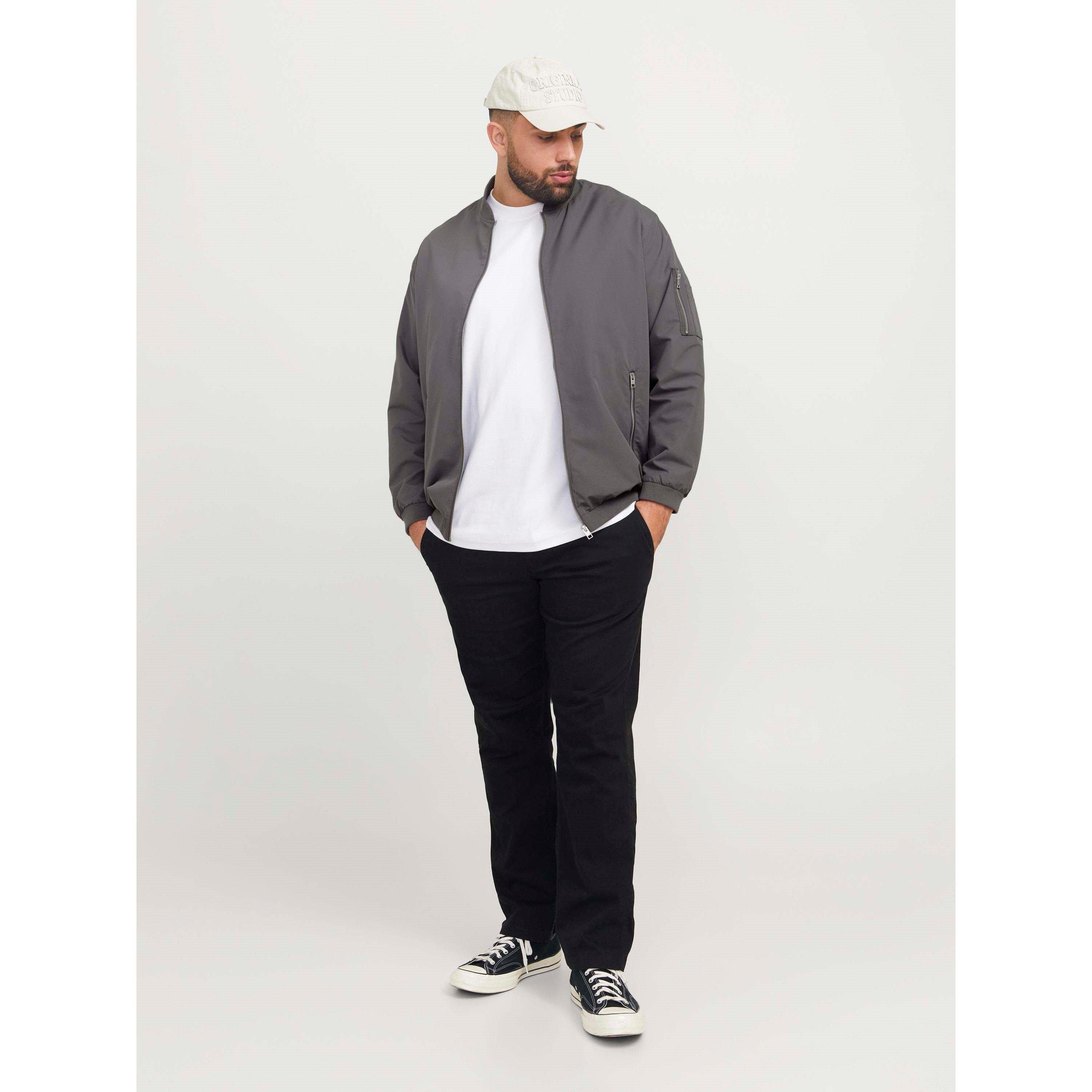 Castlerock - Jack and Jones - Men's Rush Plus Size Long Sleeve Bomber Jacket - 7