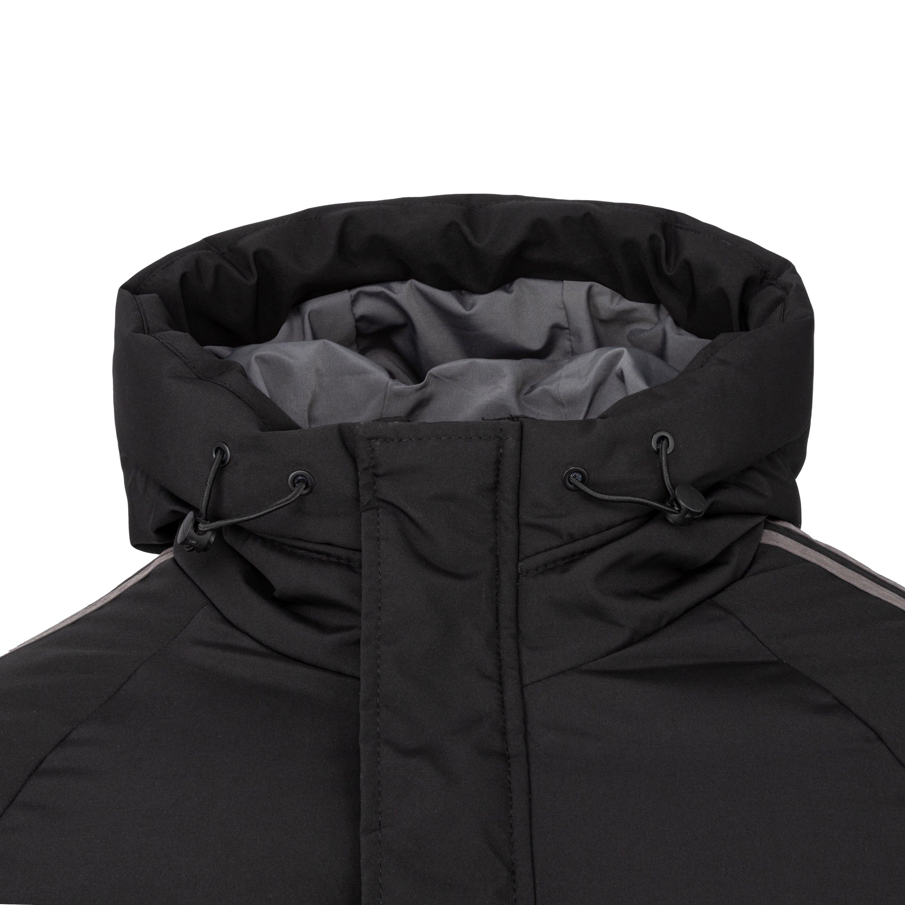 Black - Lonsdale - Padded Waterproof Windproof Hooded Long Sleeve Bomber Jacket - 4