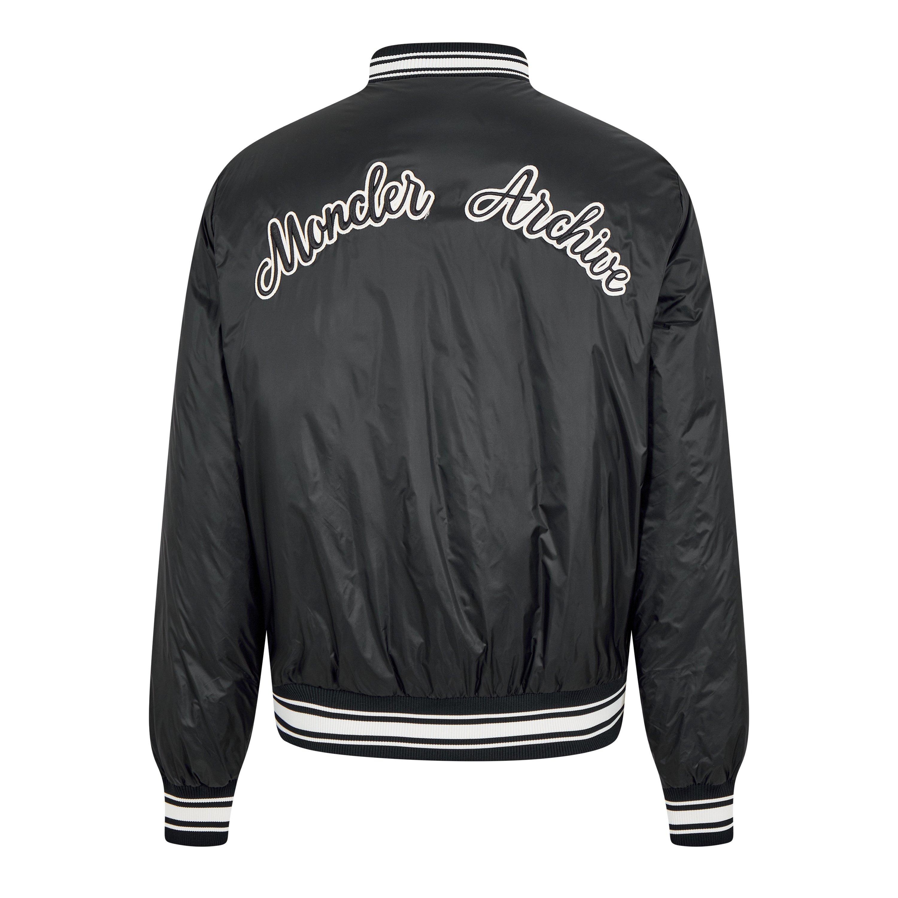 Black 999 - Moncler - Men's Bouchet Goose Down Long Sleeve Bomber Jacket - 6