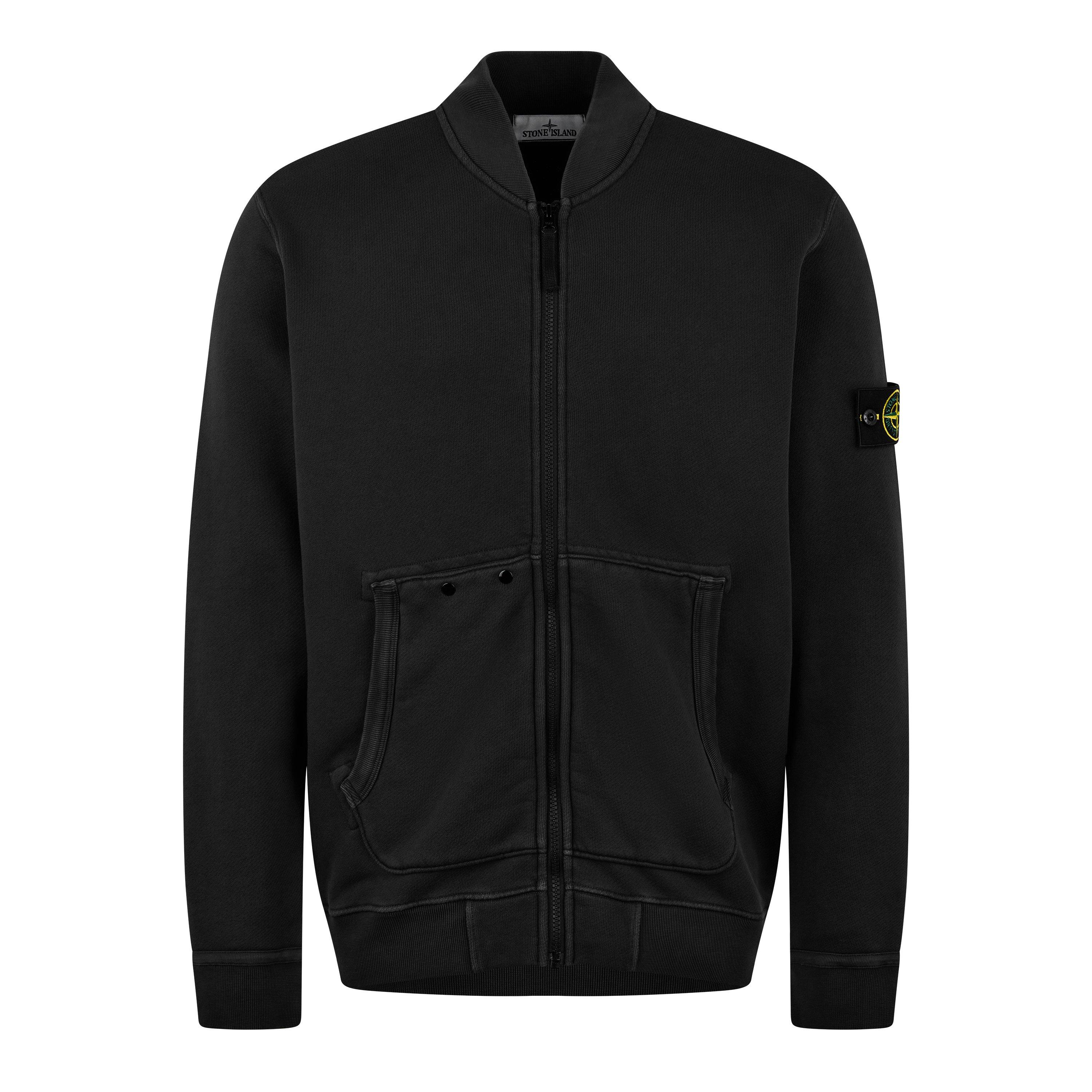 Piombo V0162 - Stone Island - Men's Heavy Weight Front Pockets 2-Way Zip Bomber Jacket - 1