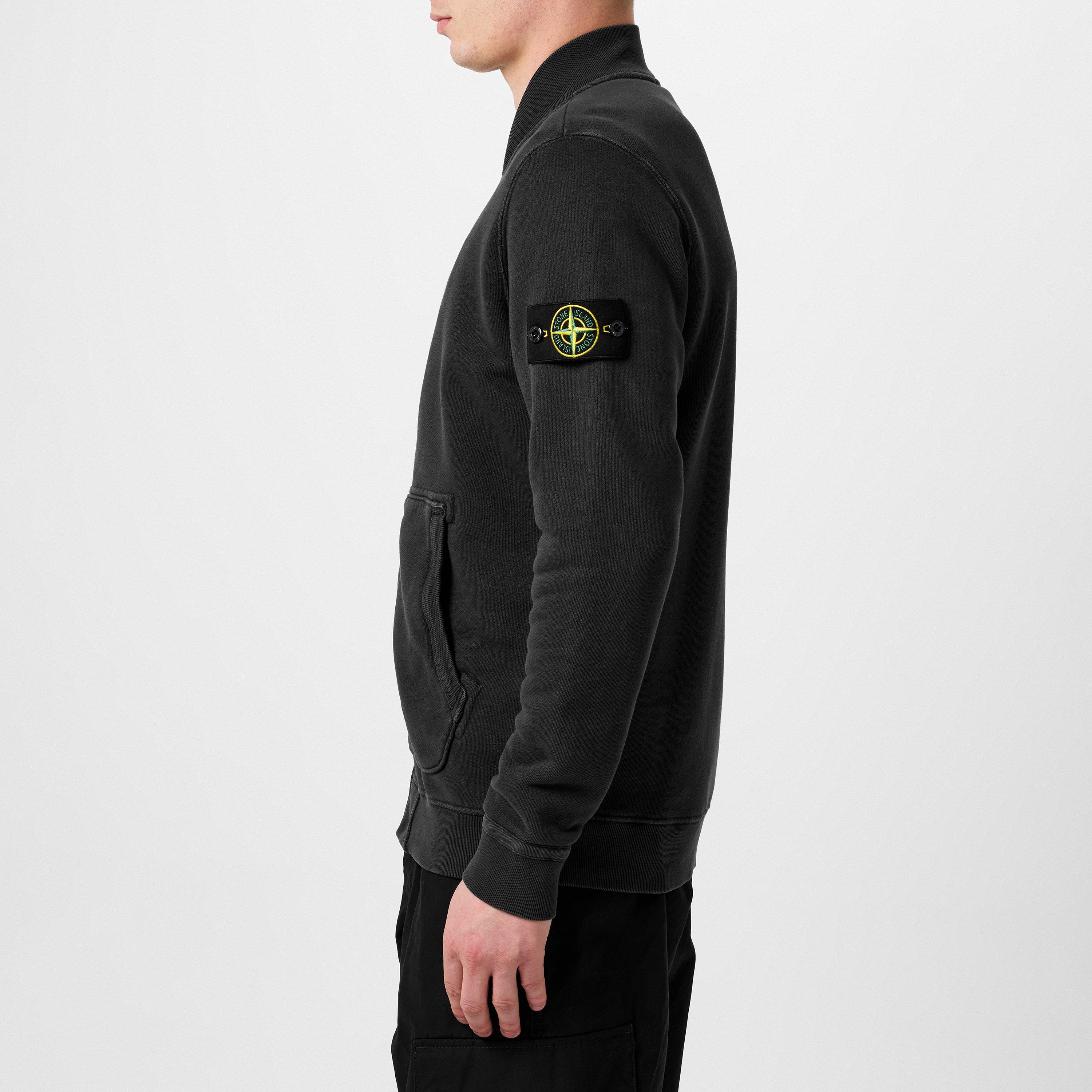 Piombo V0162 - Stone Island - Men's Heavy Weight Front Pockets 2-Way Zip Bomber Jacket - 2