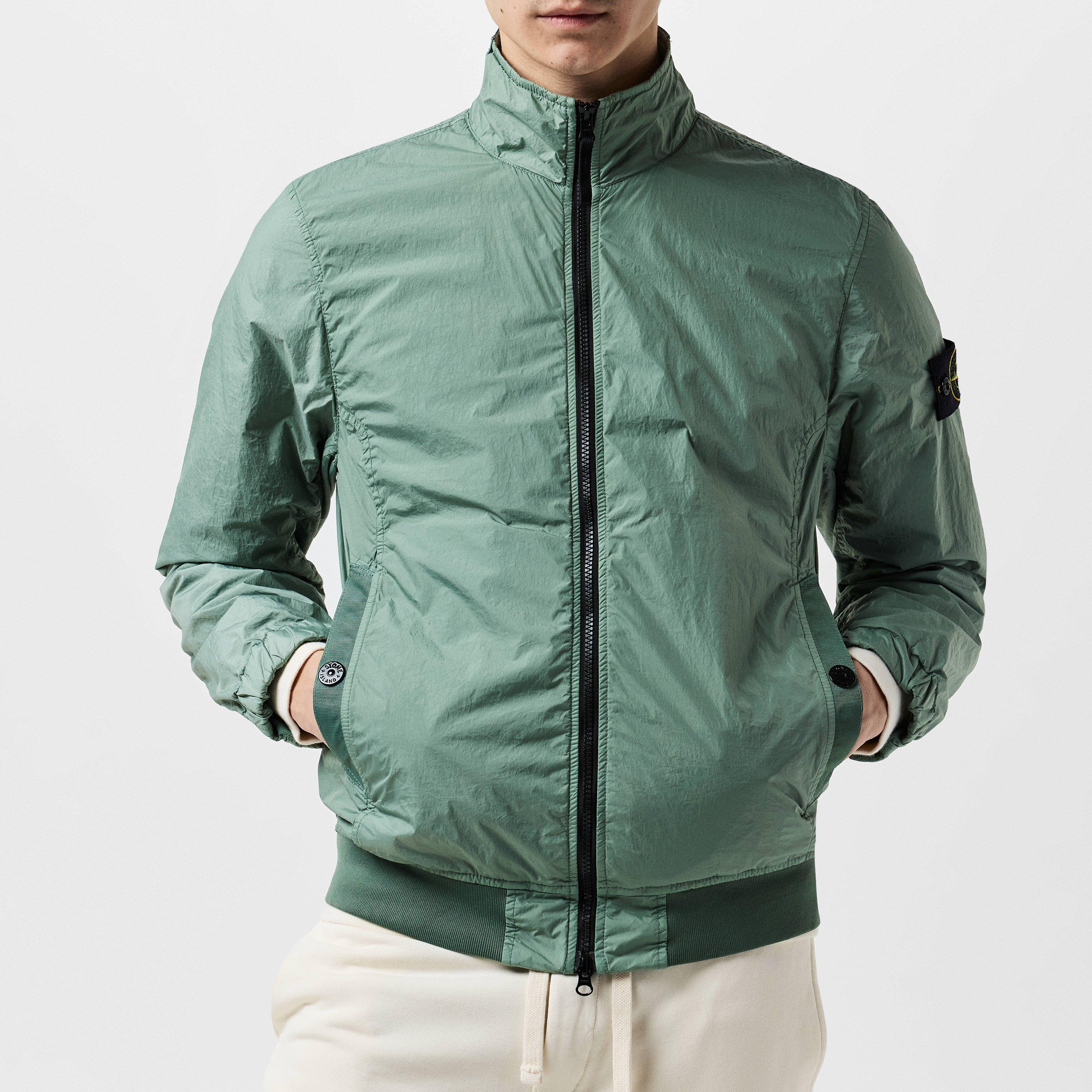 Stone Island Crinkle Reps Bomber Jacket Bomber Jackets