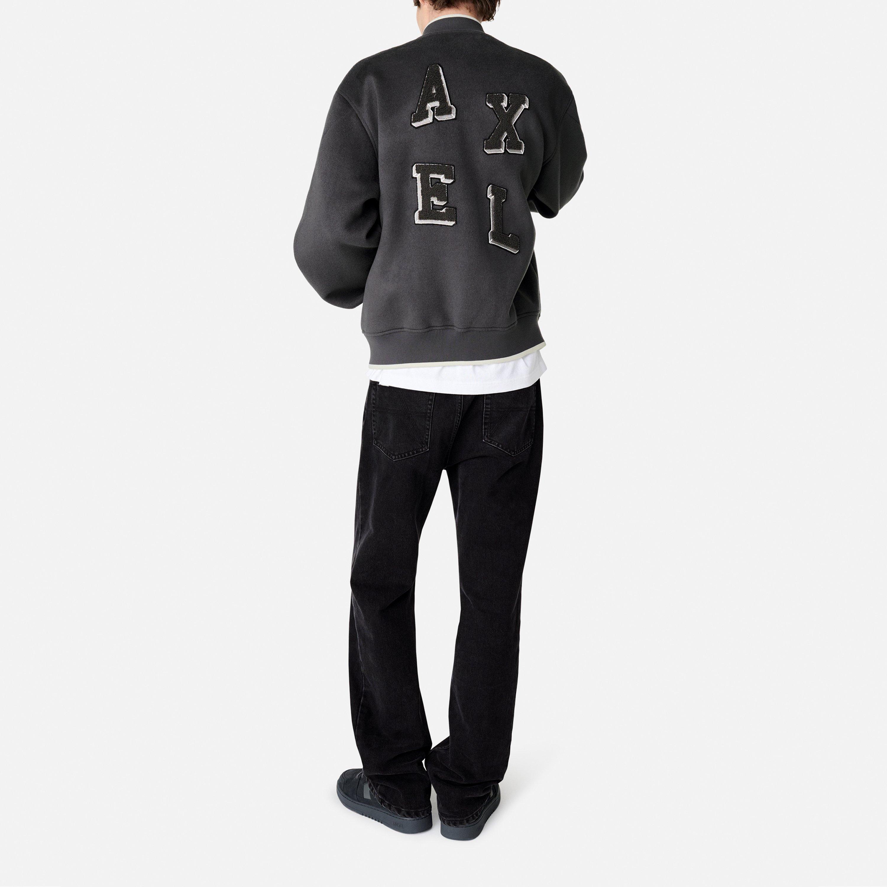 Stone Grey - Axel Arigato - Men's Typo Bomber Jacket - 2